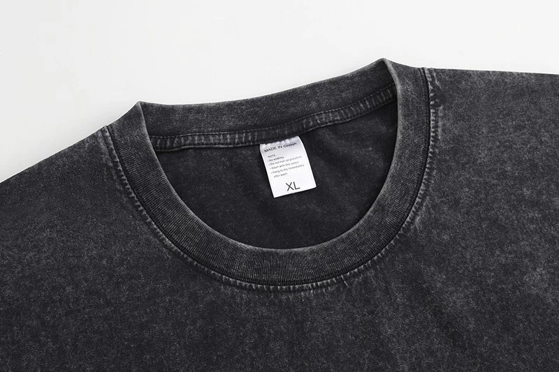 Vintage Washed T Shirt Men Women Oversized Tee 100% Cotton Casual Streetwear