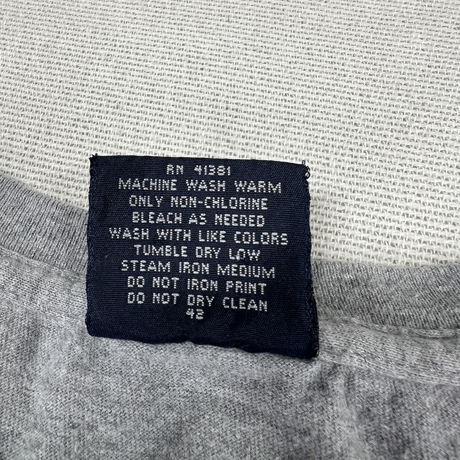 Polo By Ralph Lauren Shirt Mens Large Gray Long Sleeve USA Flag Graphic Tee