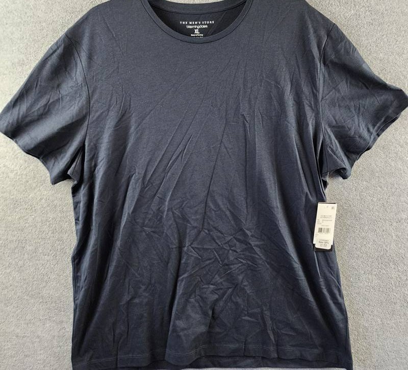 The Men’s Store at Bloomingdale’s Supima Cotton Tee Men’s XL True Navy Pullover
