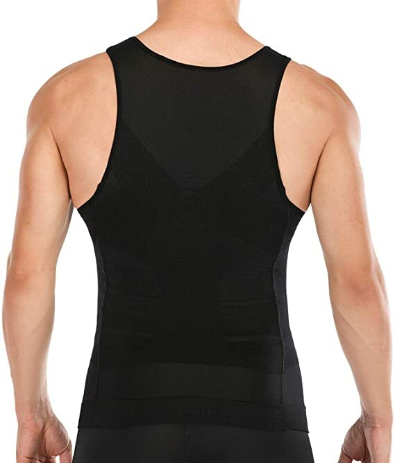Men Slim Shirt Body Slimming Vest Tummy Shaper Belly Girdle Underwear Shapewear