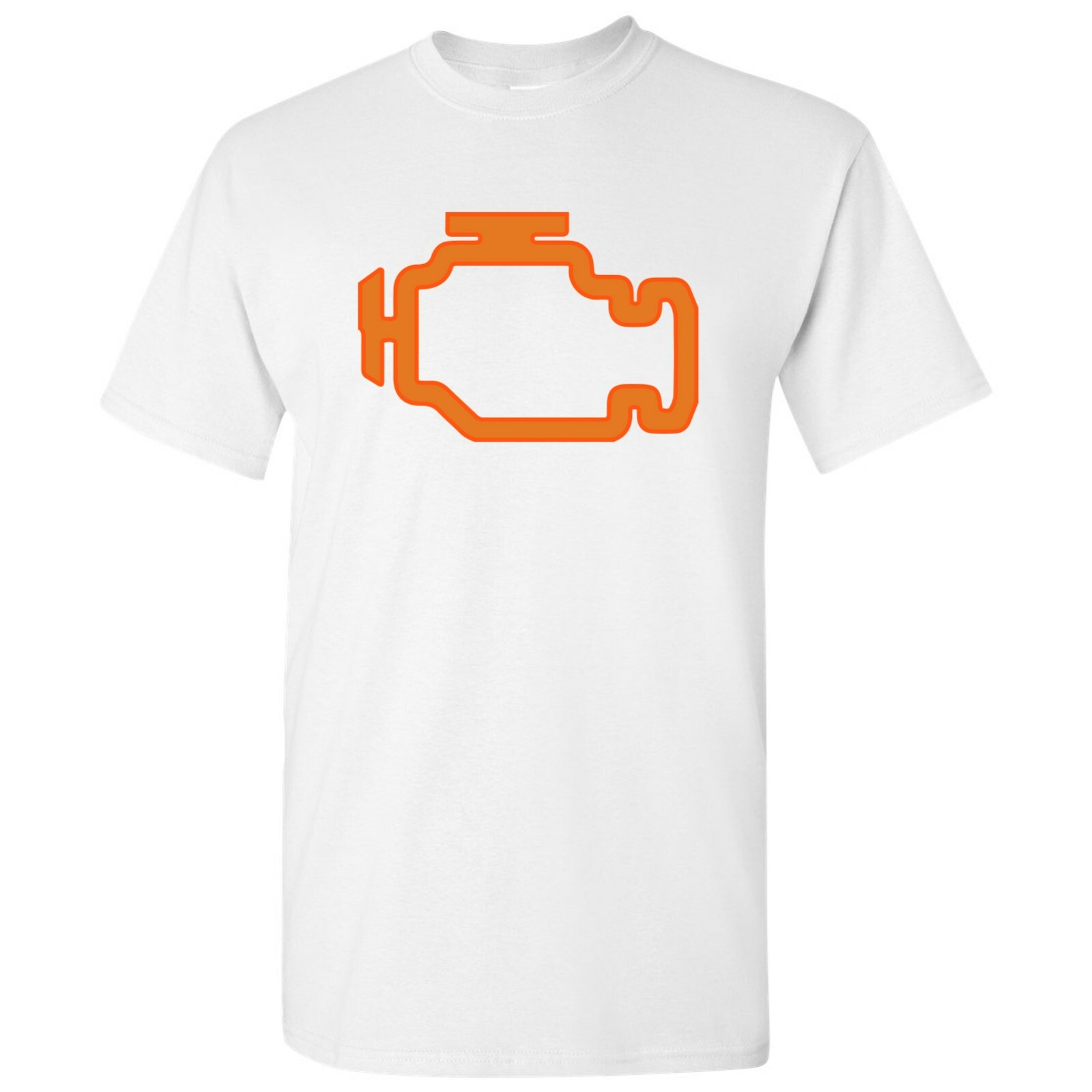 Check Engine Light – Funny Car Handyman Father Dad Mechanic T Shirt