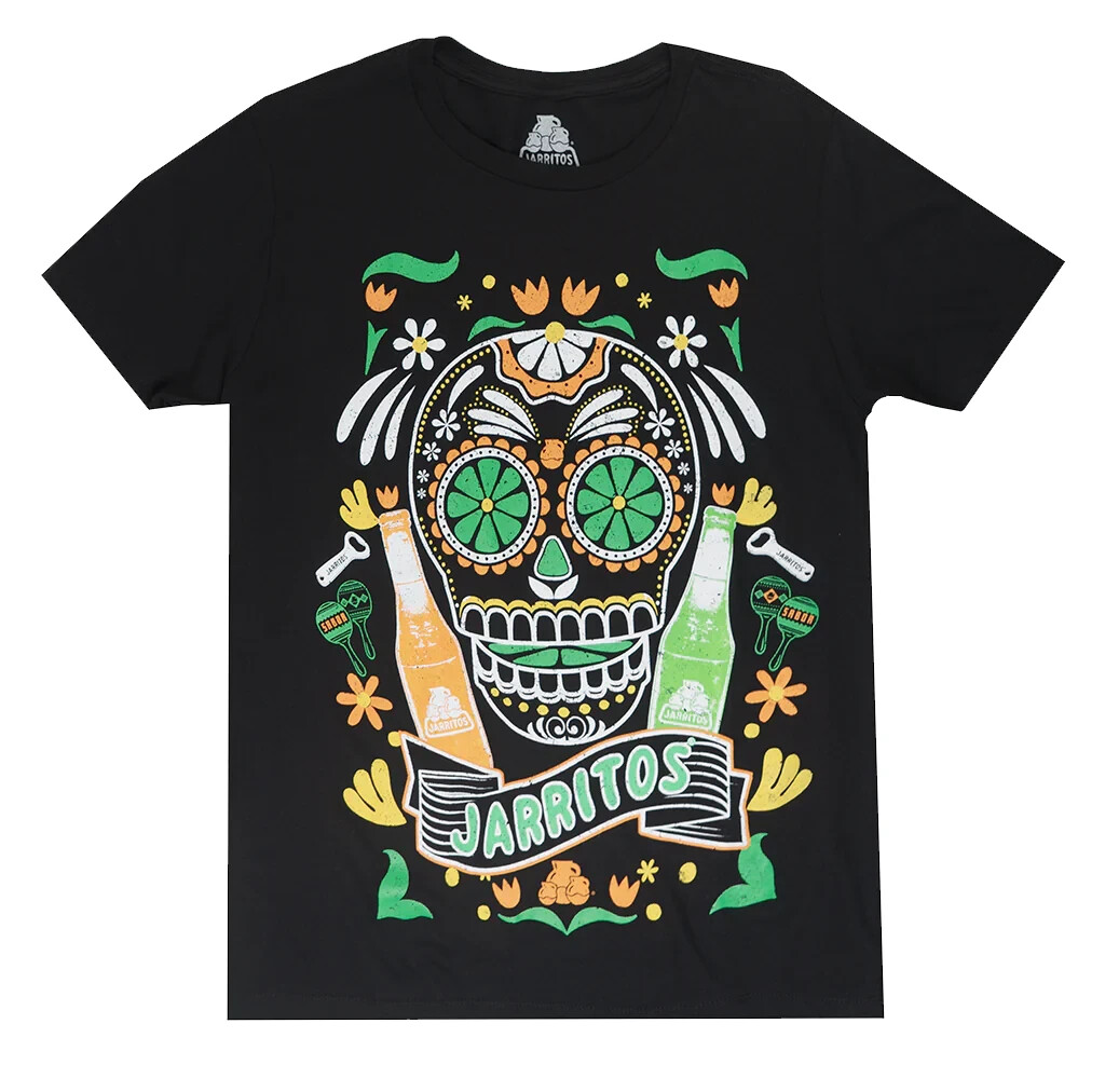 Jarritos Sugar Skull T-Shirt – Mexican Soda Graphic Tee