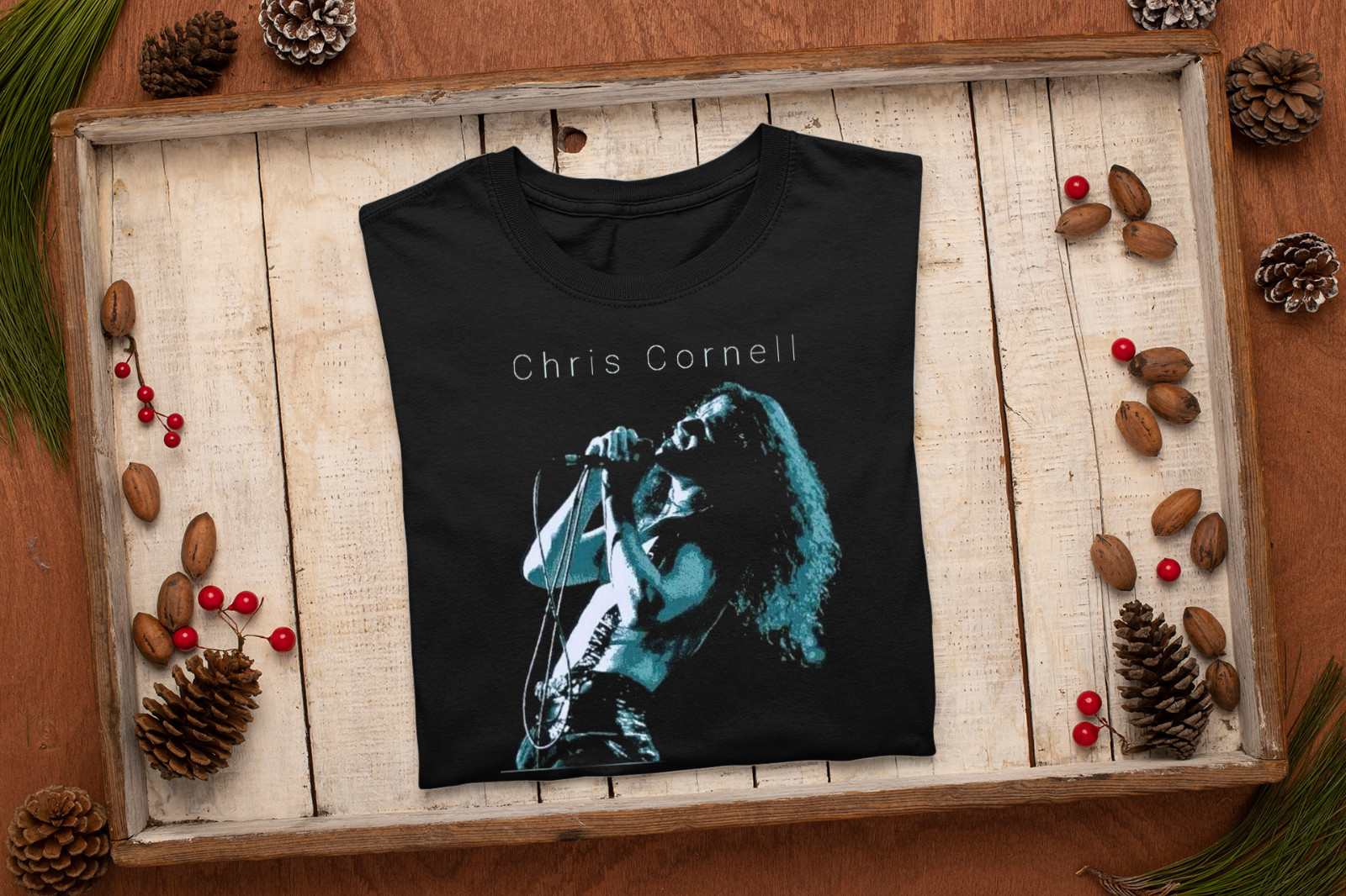 Rare Chris Cornell Short Sleeve Unisex S-234XL shirt Gift Fans