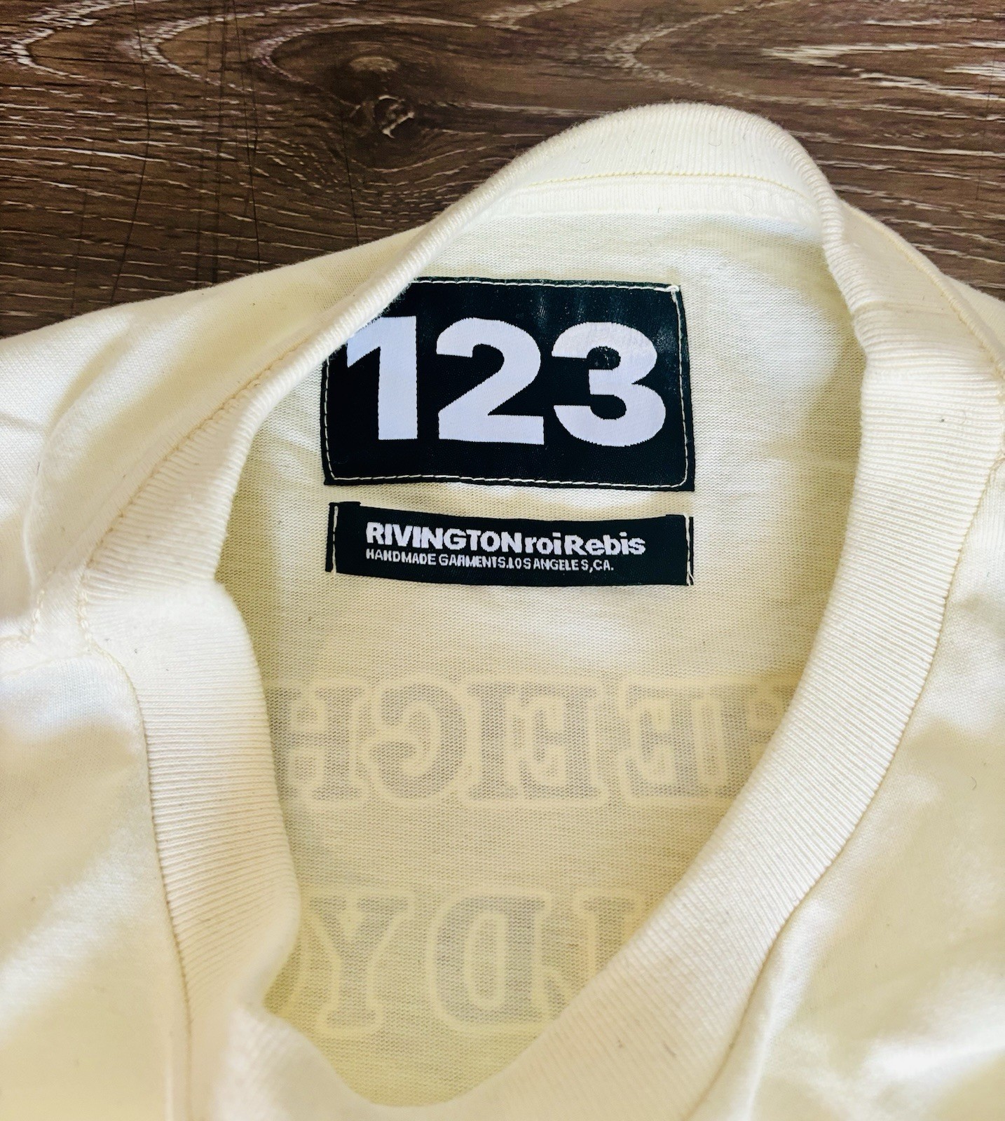 Rivington Roi Rebis T Shirt Large Off White In The Eighties Deli & Grocery