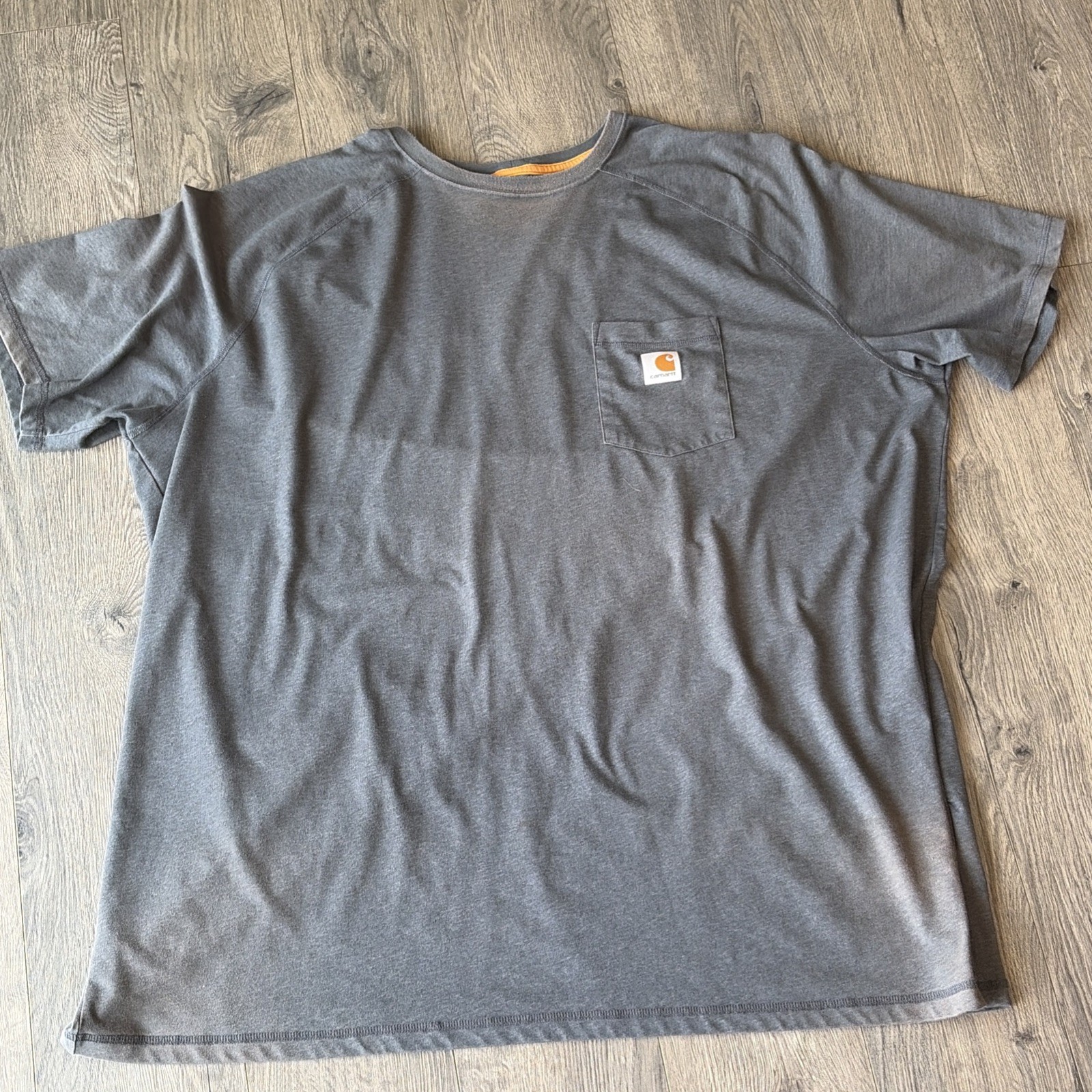 Carhartt Pocket T-Shirt Men’s 4XL Gray Loose Fit Workwear Tee