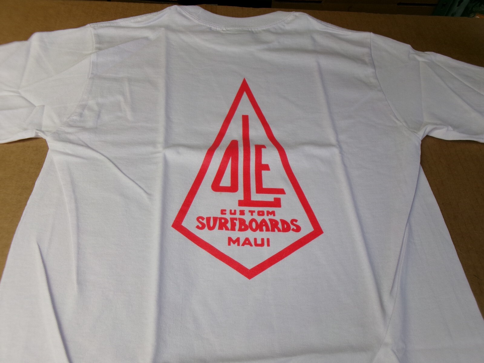 OLE CUSTOM SURFBOARDS MAUI S/S CLOSE OUT SALE T-SHIRTS WHILE THEY LAST! NEW!