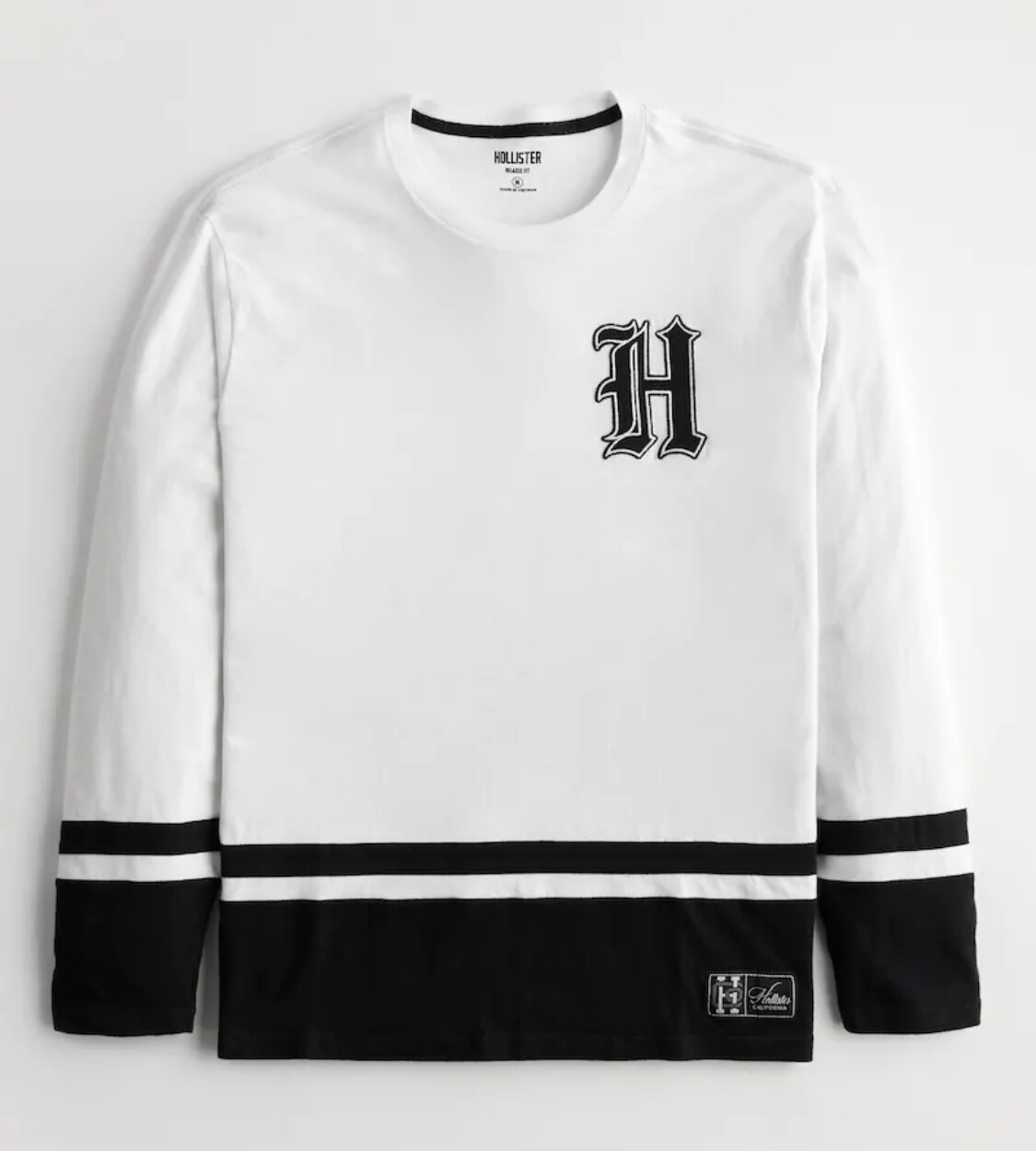 NWT HOLLISTER Men Long Sleeve Logo T-shirts | YOUR CHOICE | Sizes M, L, XL, XXL