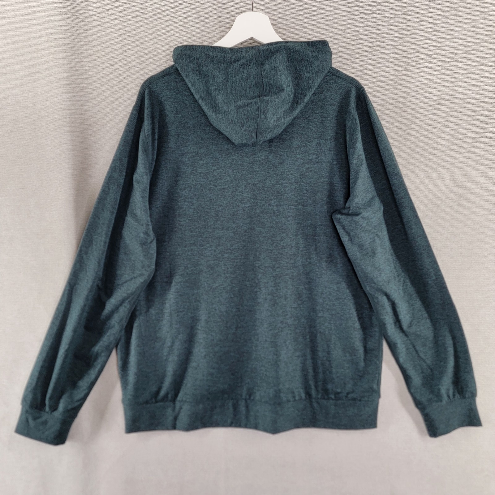Quince Mens Hoodie Flowknit Performance Pullover Shirt Size Large Heather Green
