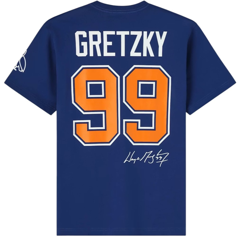 OVO x Wayne Gretzky Blue Tee Shirt – Small – New