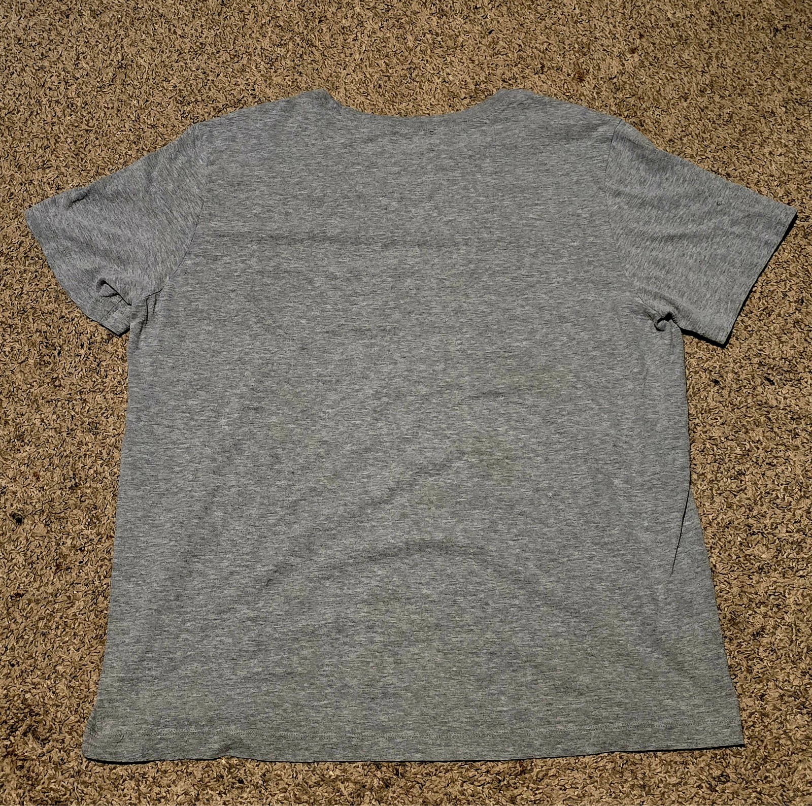 The Nike Tee Gray Black Yellow Mens Large T-Shirt