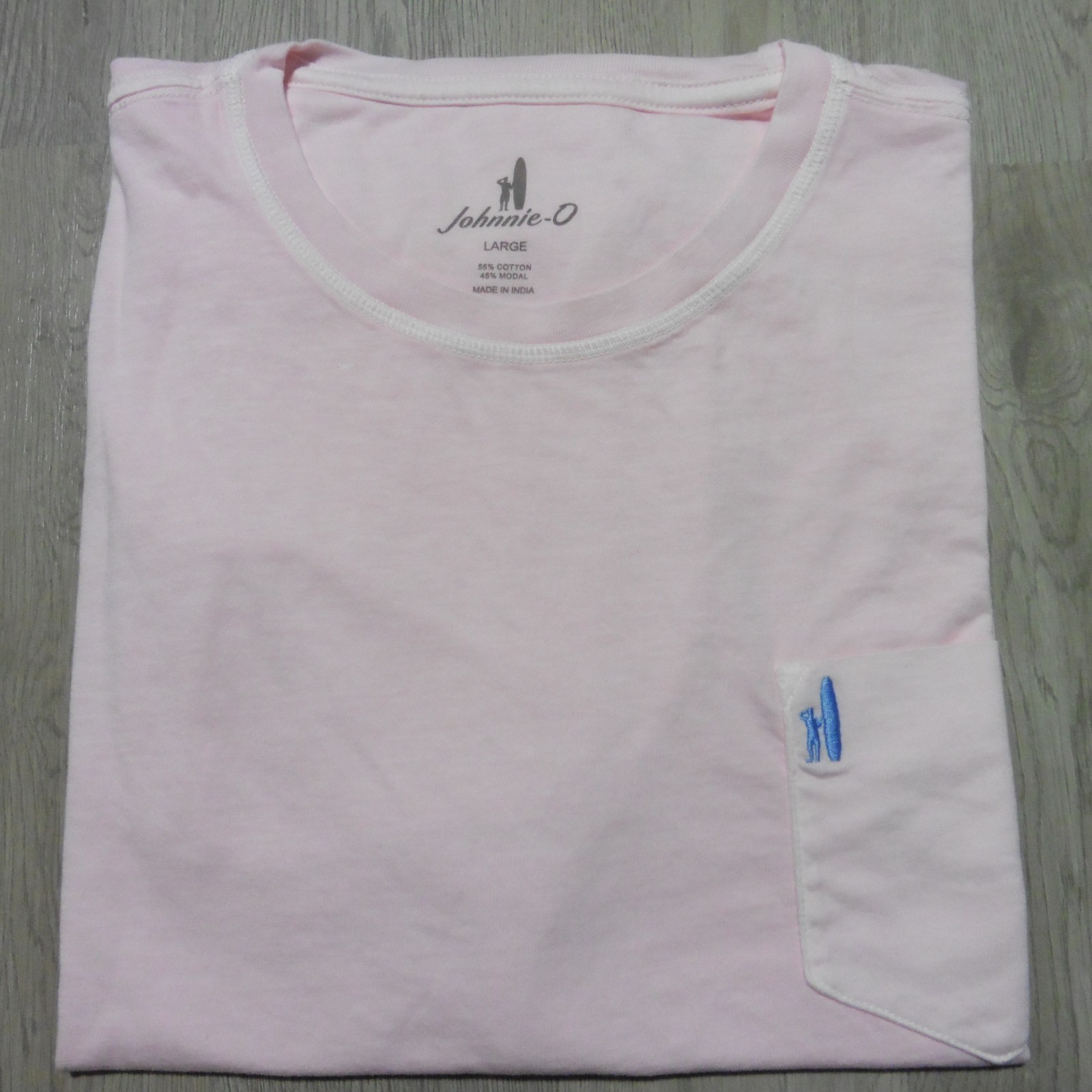 JOHNNIE-O Mens M MEDIUM T SHIRT DALE 2.0 SHORT SLEEVE GOLF TEE NAVY MALIBLU