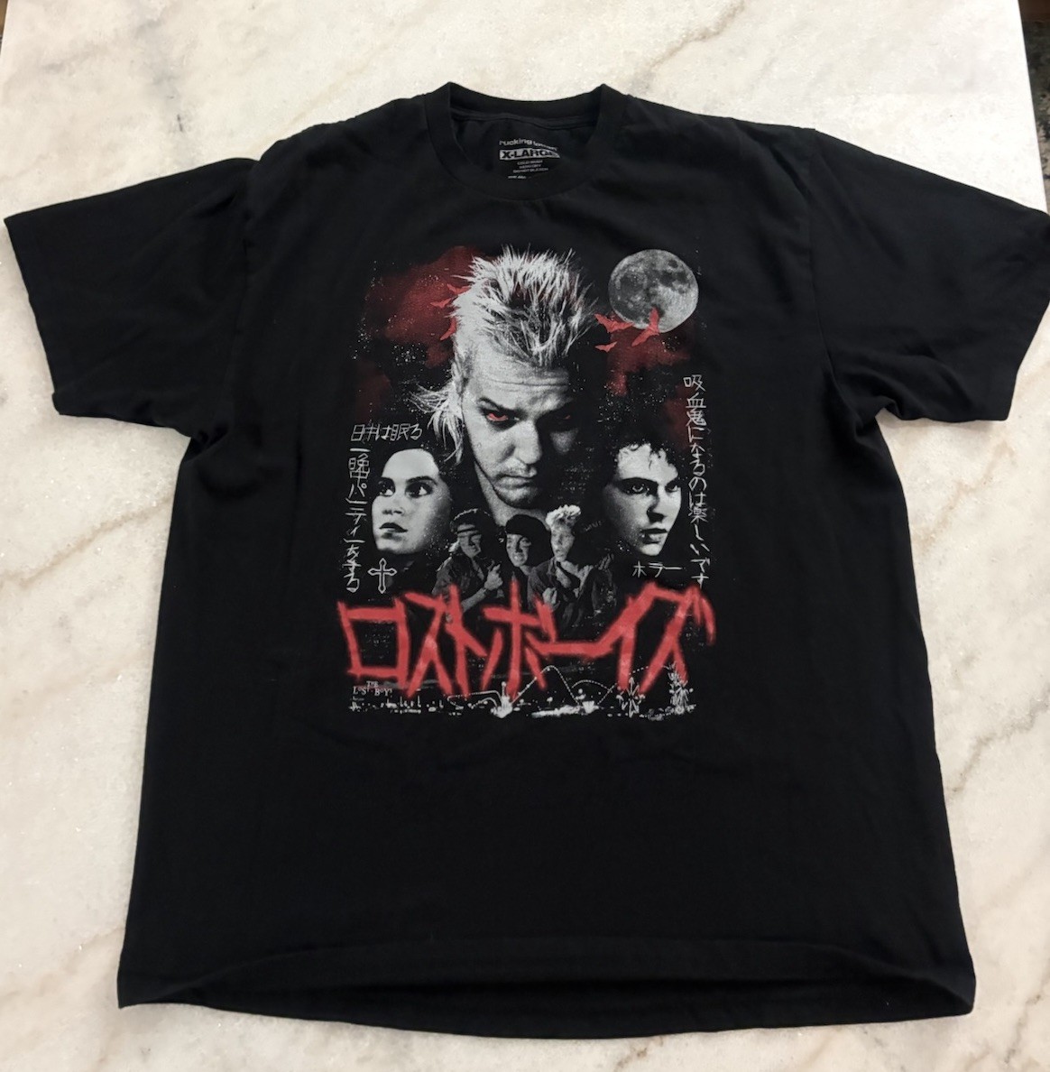 Rucking Fotten THE LOST BOYS Rare Vintage Horror Movie Graphic T Shirt sz XL