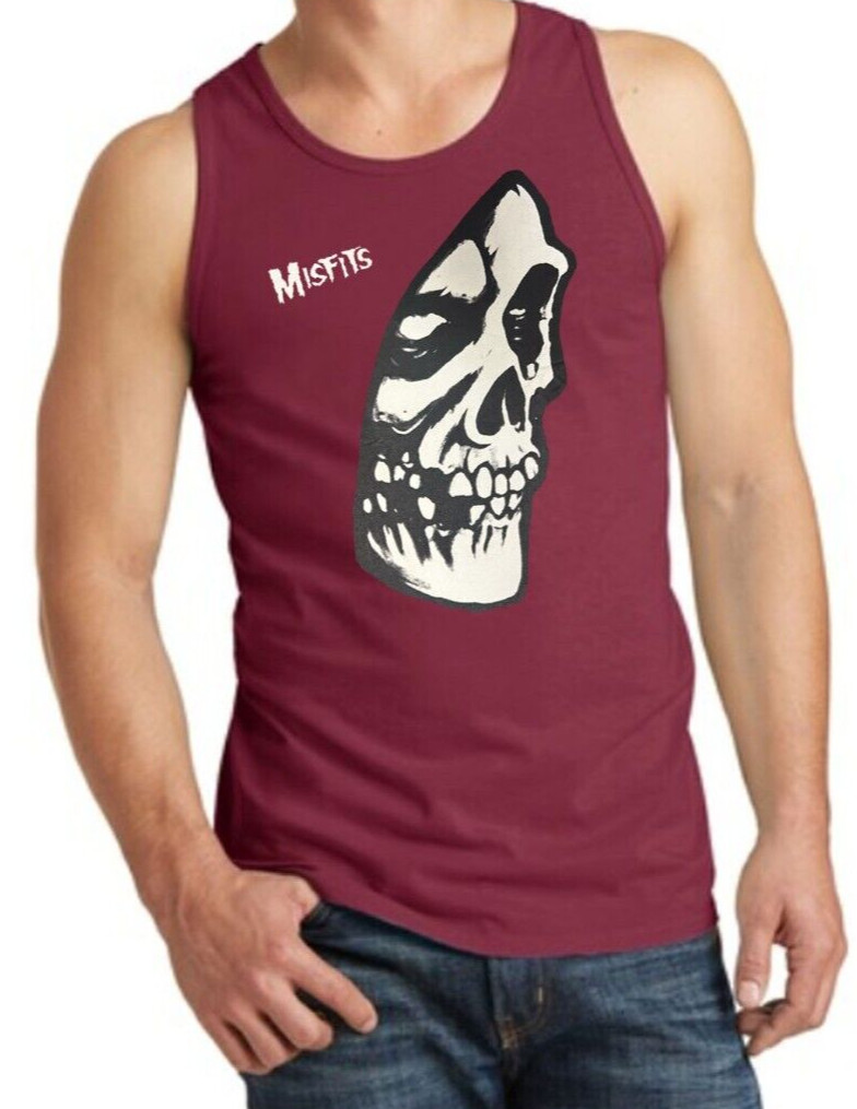 Misfits Side Rock Band Black Tank Top (Various Colors)