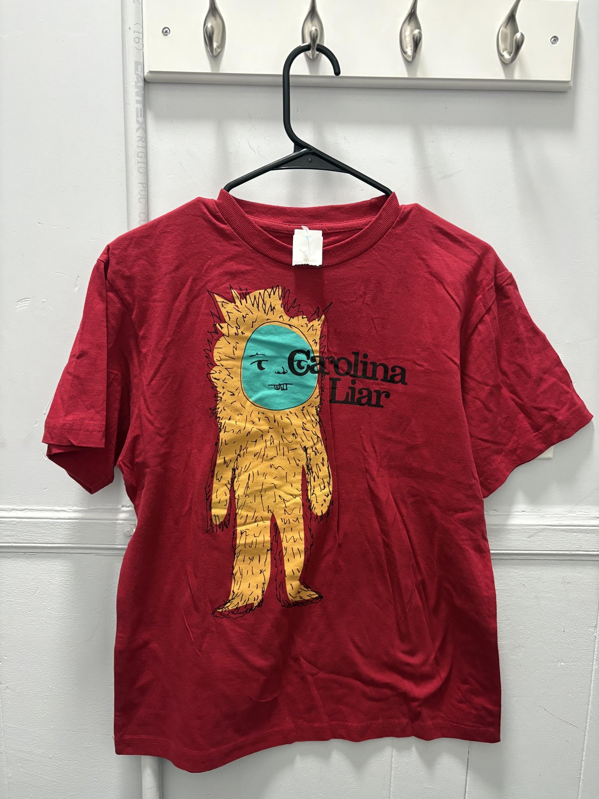 Carolina Liar Shirt Mens Small Red Monster Graphic Band Music Tee The Core