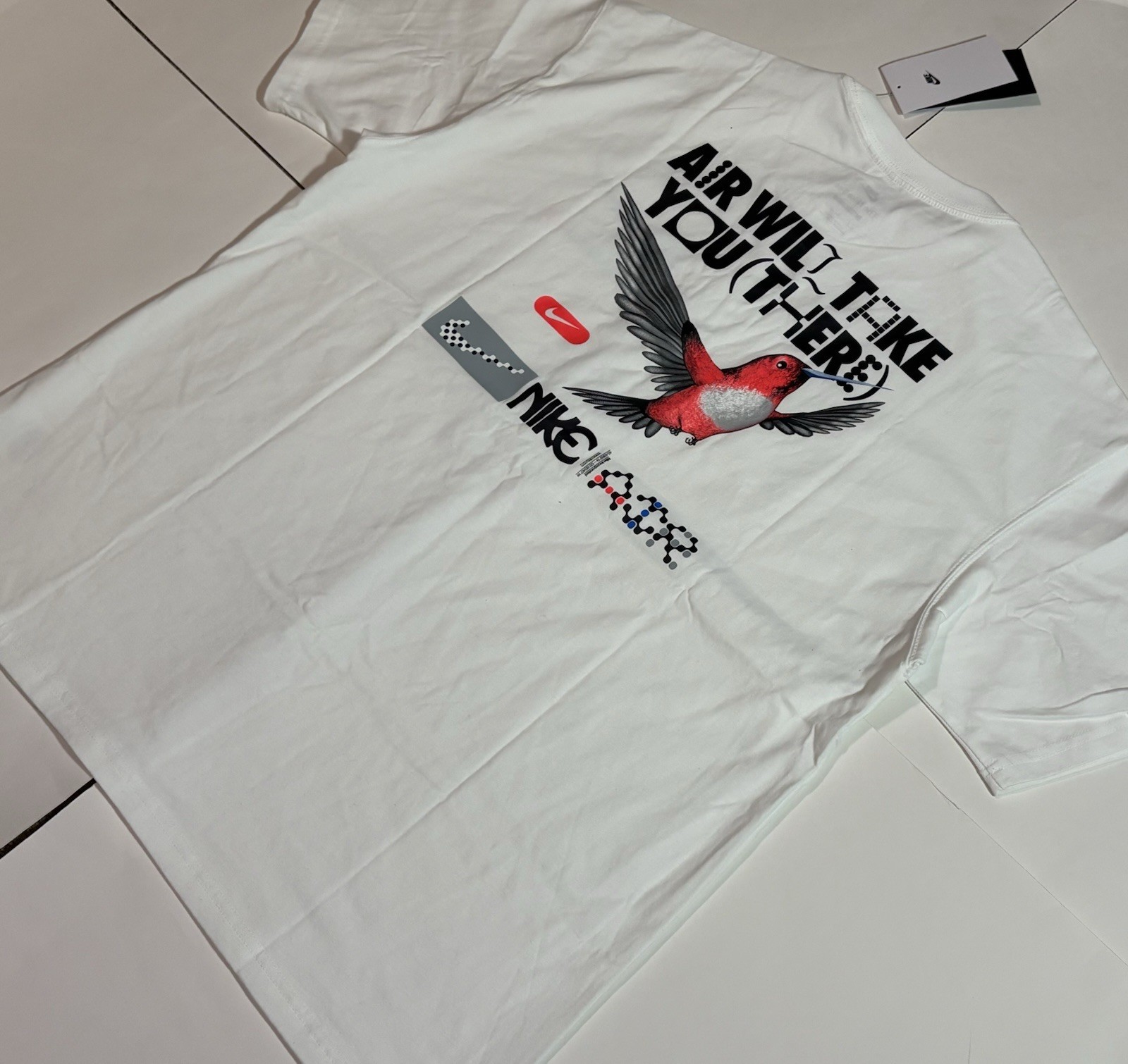 NEW Nike Sportswear NSW Men’s Air Max90 T-Shirt FV3714-100 White NWT Multi Size
