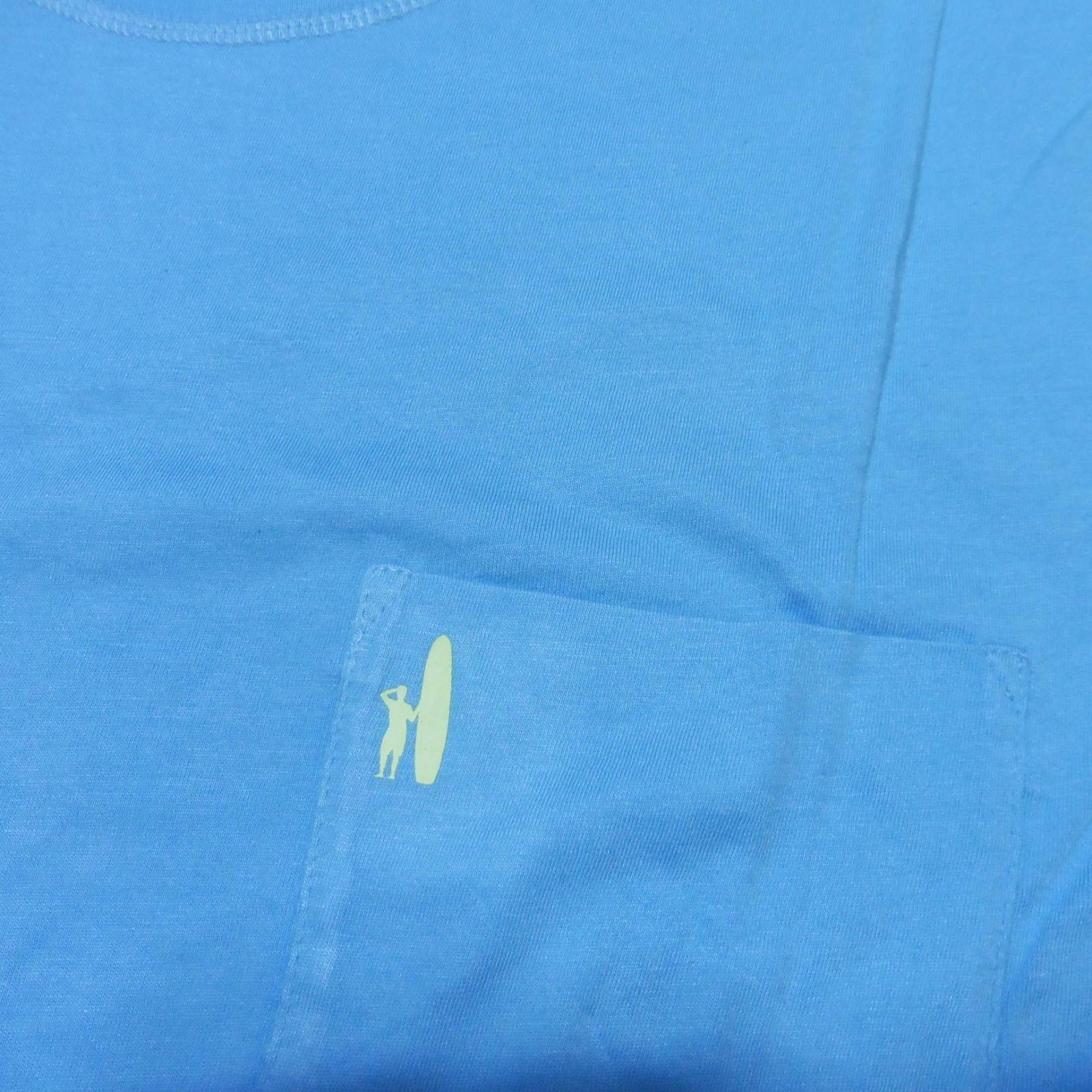 JOHNNIE O Mens M MEDIUM T SHIRT PALM PARADISE MALIBLU GOLF BLUE SANTA MONICA TEE