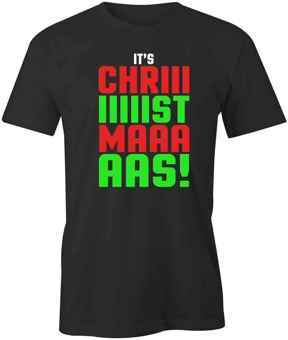 IT’S CHRISTMAS TShirt Tee Short-Sleeved Cotton CLOTHING HOLIDAYS S1BCA188