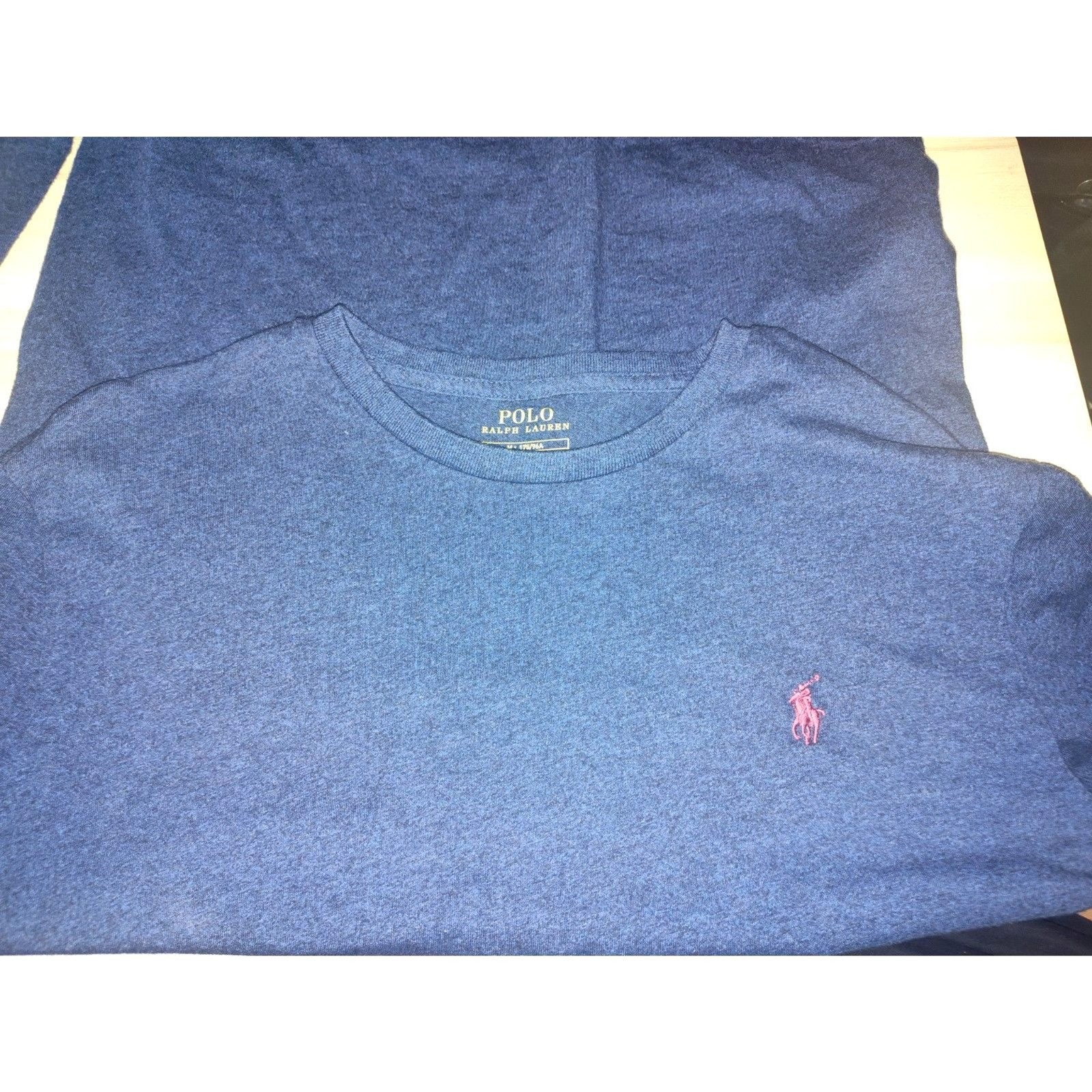 Polo Ralph Lauren Men’s Long Sleeve T‑Shirt Navy Blue Size M – Preowned