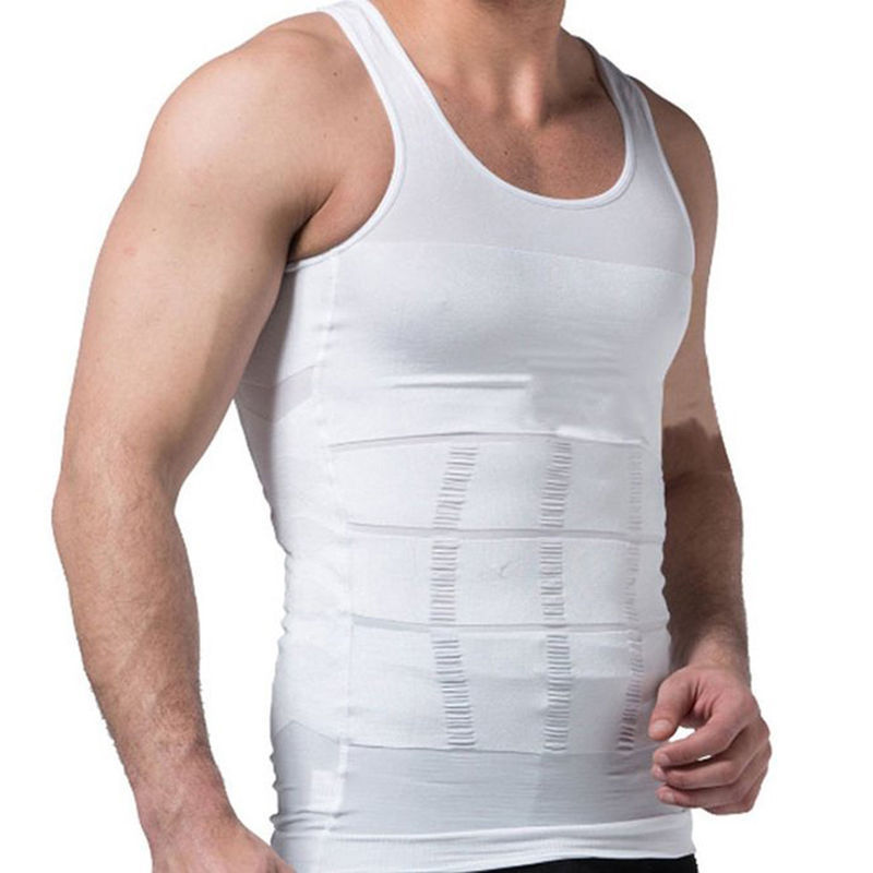Men Shaper Vest Body Slimming Belly Tummy Compression Underwear Shapewear Shirt
