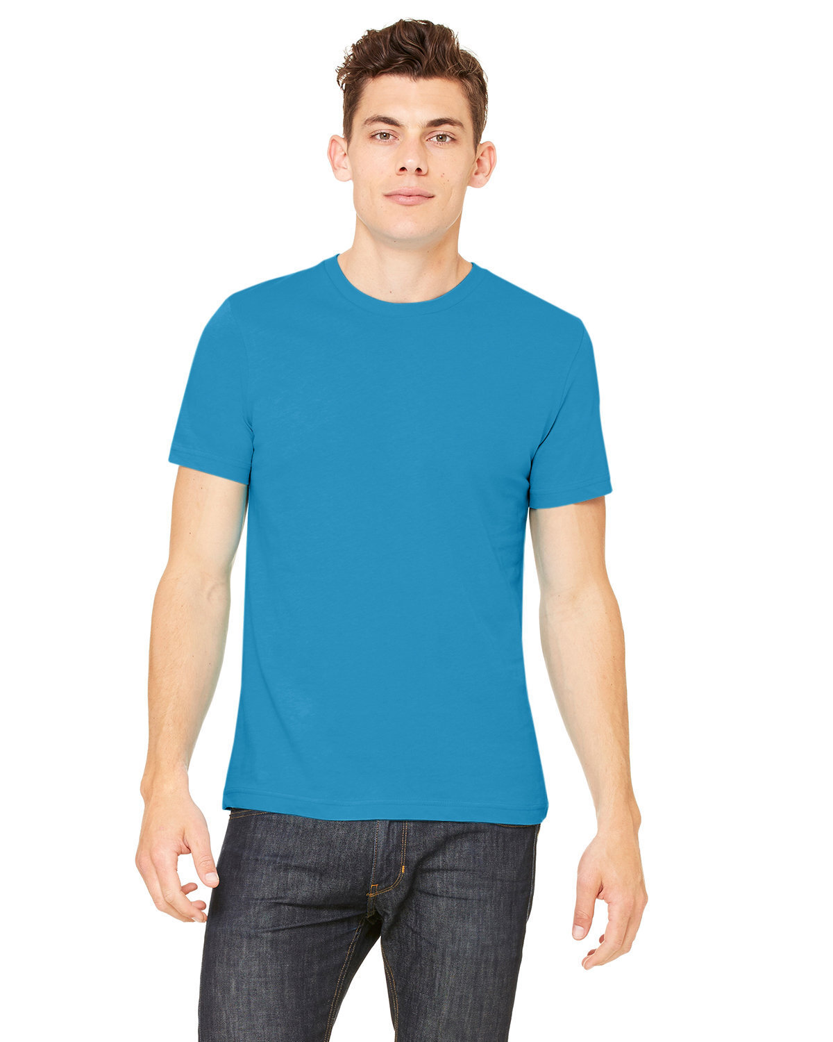 2 Pack Of Bella + Canvas 3001C Unisex Pre-shrunk T Shirt Jersey Stylish T-Shirt