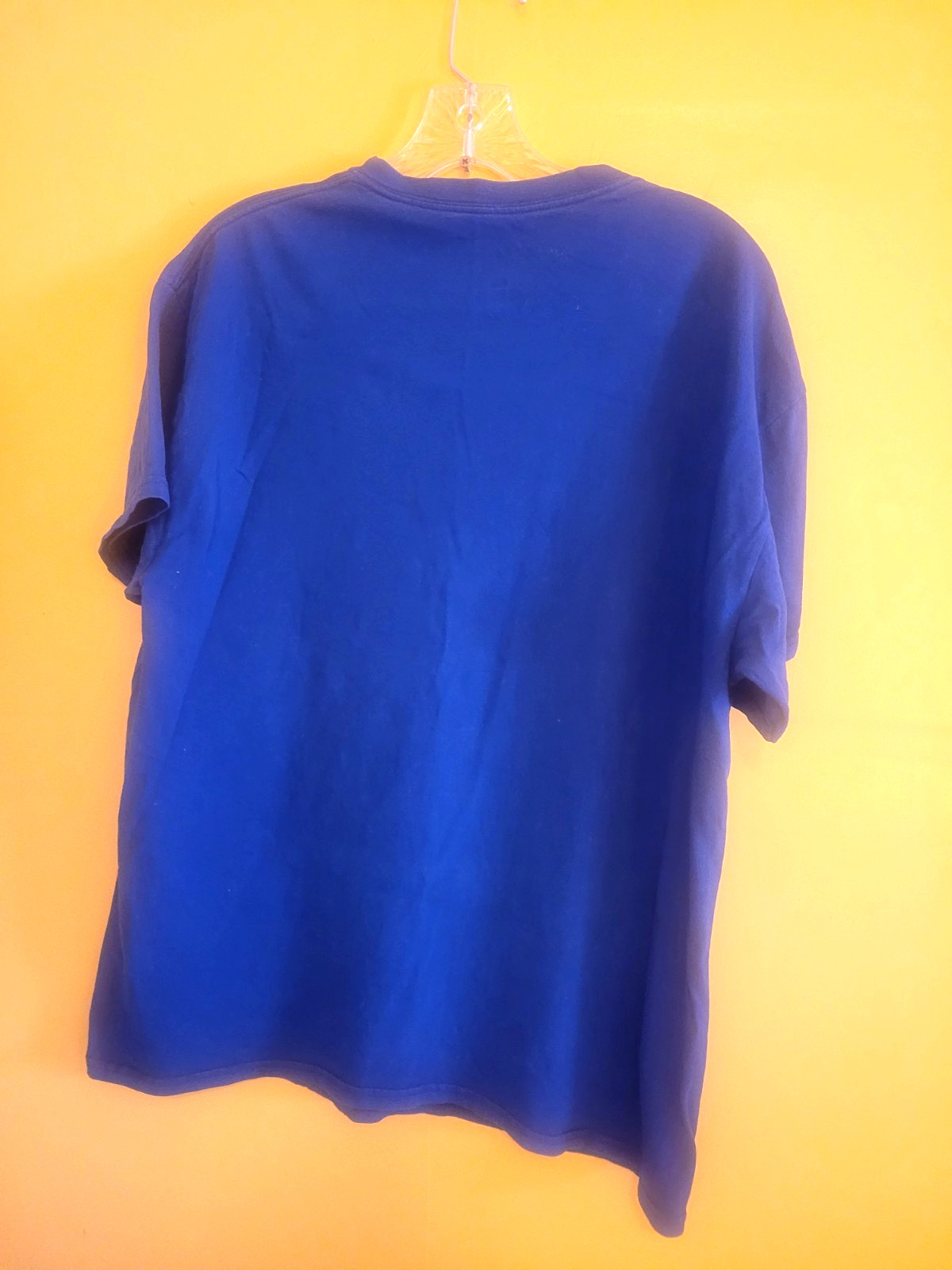 Chicago Cubs Baseball Majestic T Shirt Large Blue White Red NOS Free Shipping