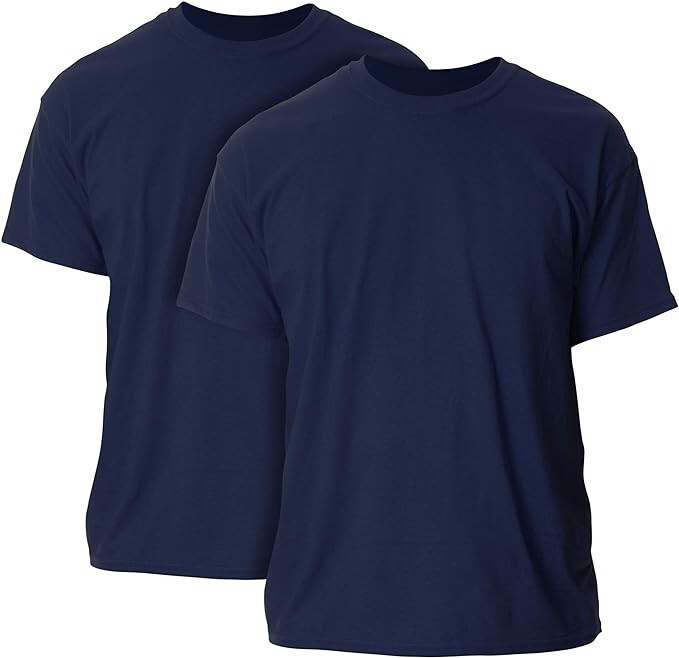 Gildan (5-pack) Bulk Solid Heavy Cotton Short Sleeve Blank Tee T-Shirt S-5XL New