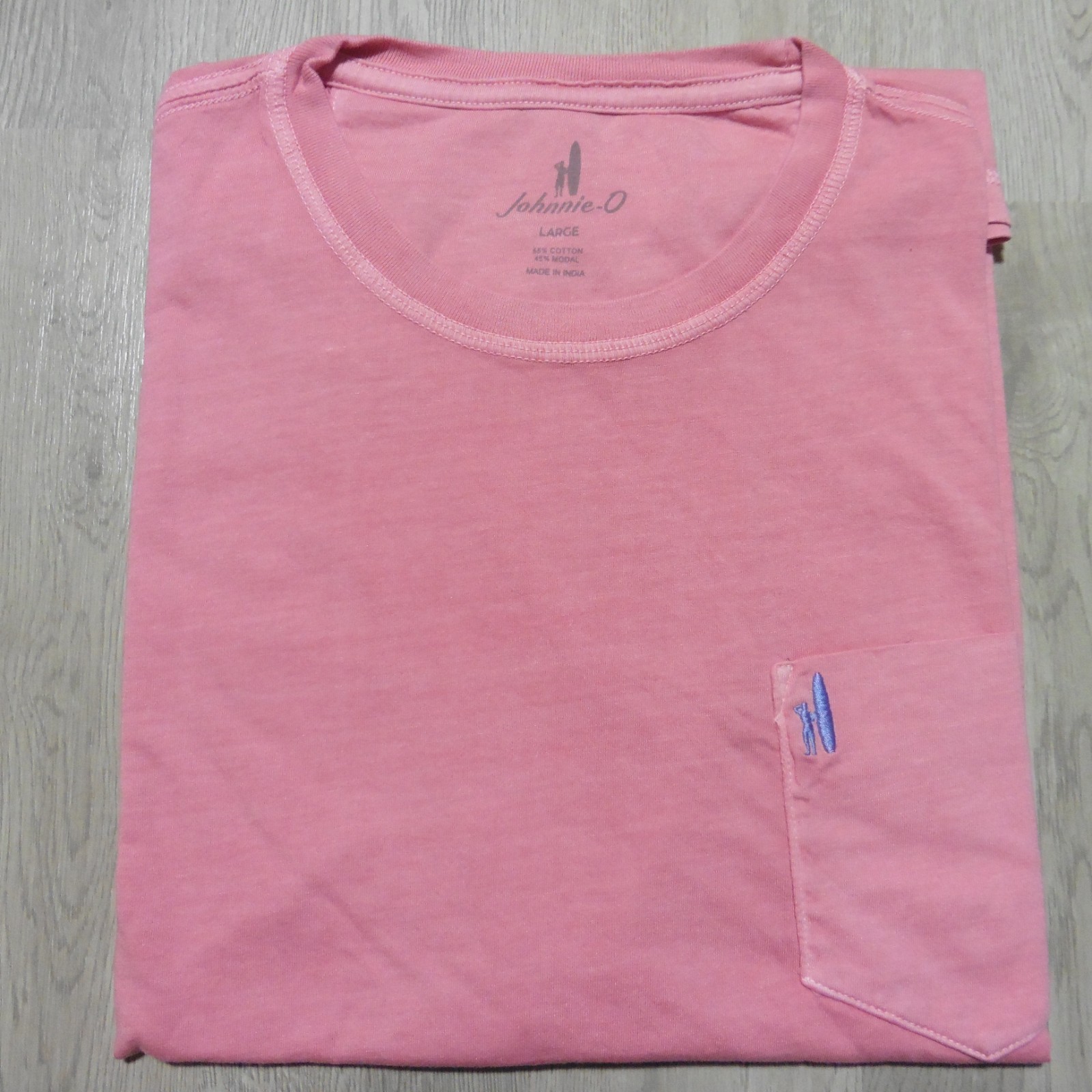 JOHNNIE-O Mens M MEDIUM T SHIRT DALE 2.0 SHORT SLEEVE GOLF TEE NAVY MALIBLU