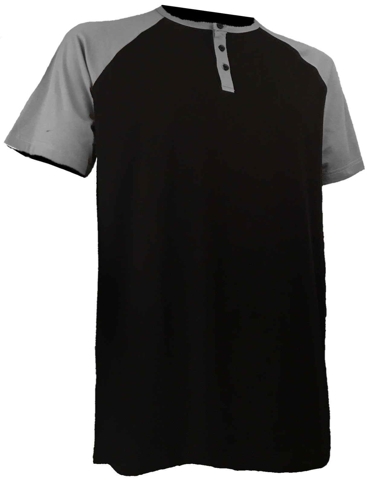 Styllion Big and Tall – Men’s Raglan Henley Baseball Shirts – Heavy Weight RHSS