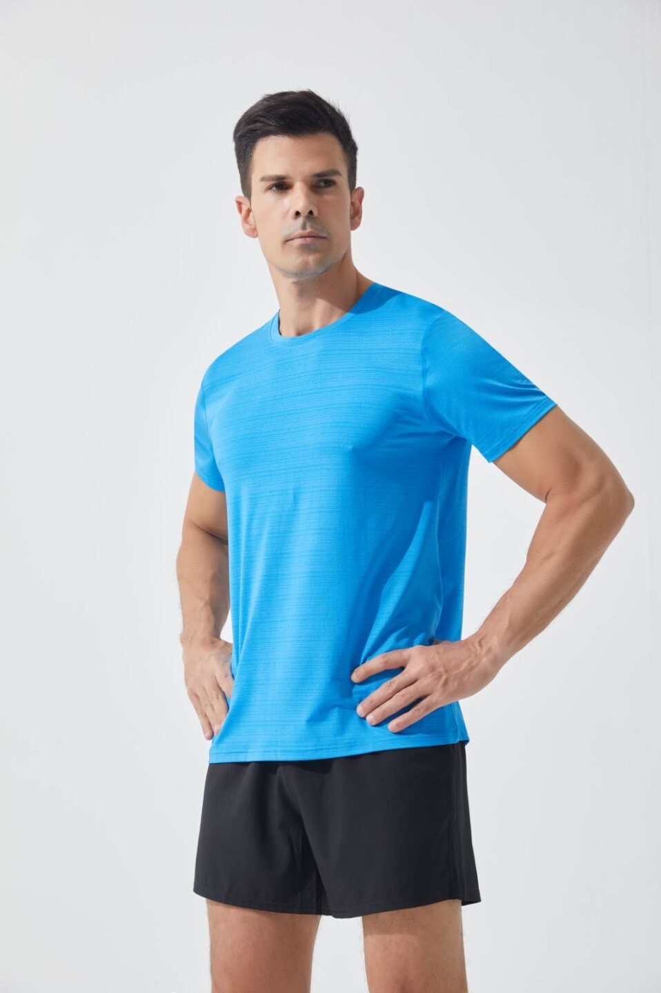 Men’s Short Sleeve UPF 50+ Sun Protection Shirts Quick Dry Rashguard Gym Shirt