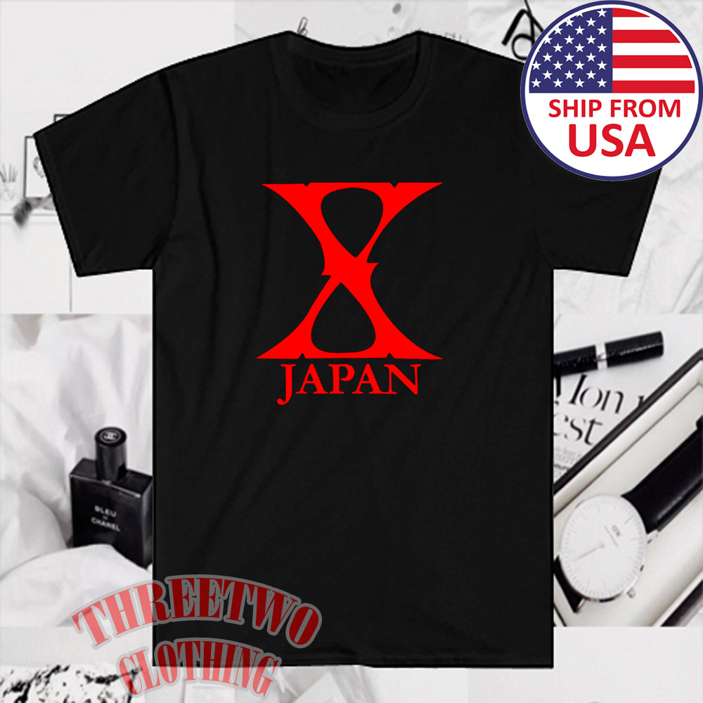 X Japan Men’s Black Size S to 5XL