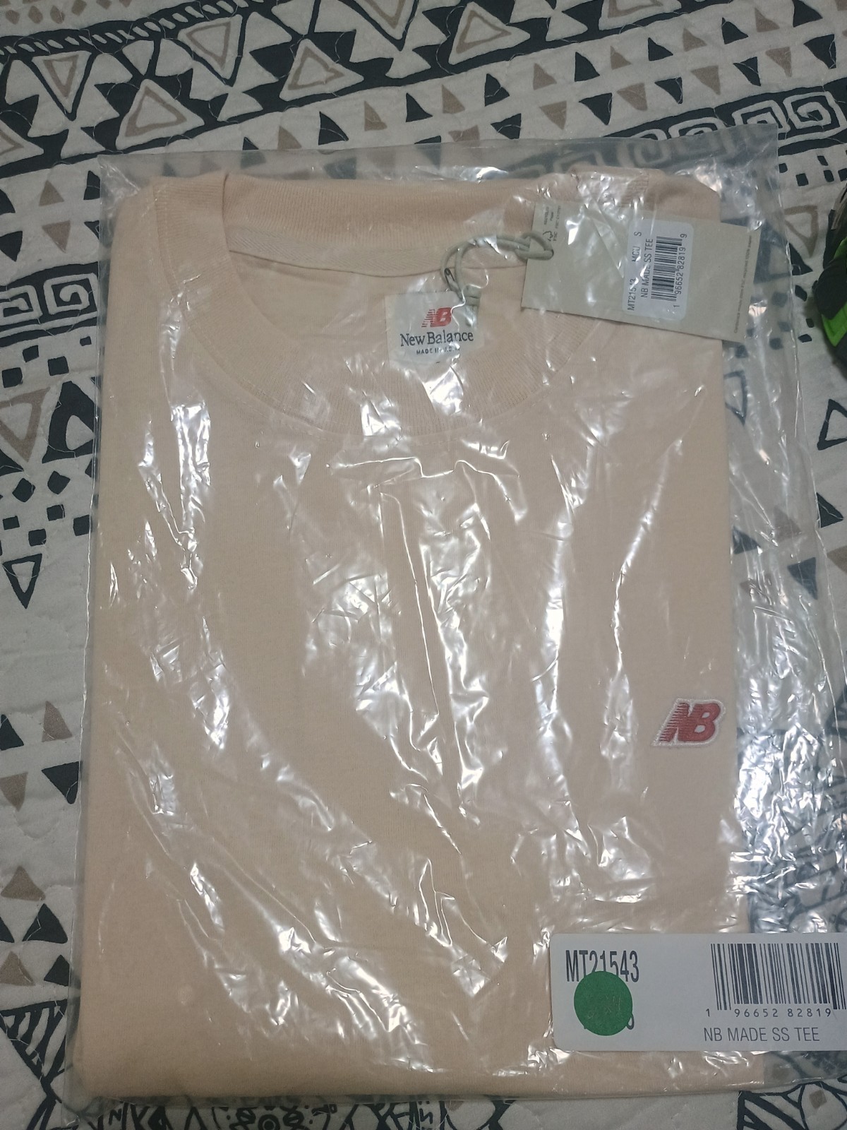 Nwt New Balance Calcium Made In The Usa Core T Shirt Size Small