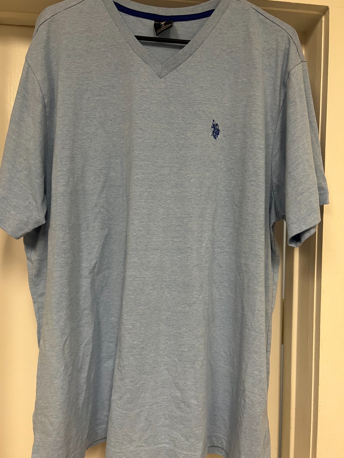US Polo association Mens T-shirt Lite Blue