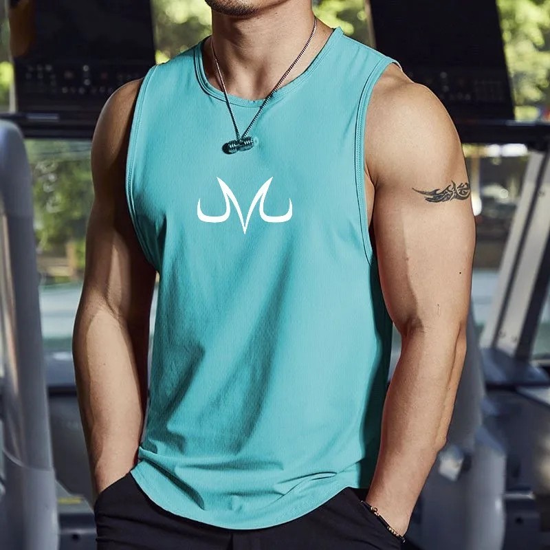 Men’s Gym Tank Top Muscle Shirt Sleeveless T Shirt Workout Fitness Training Tee
