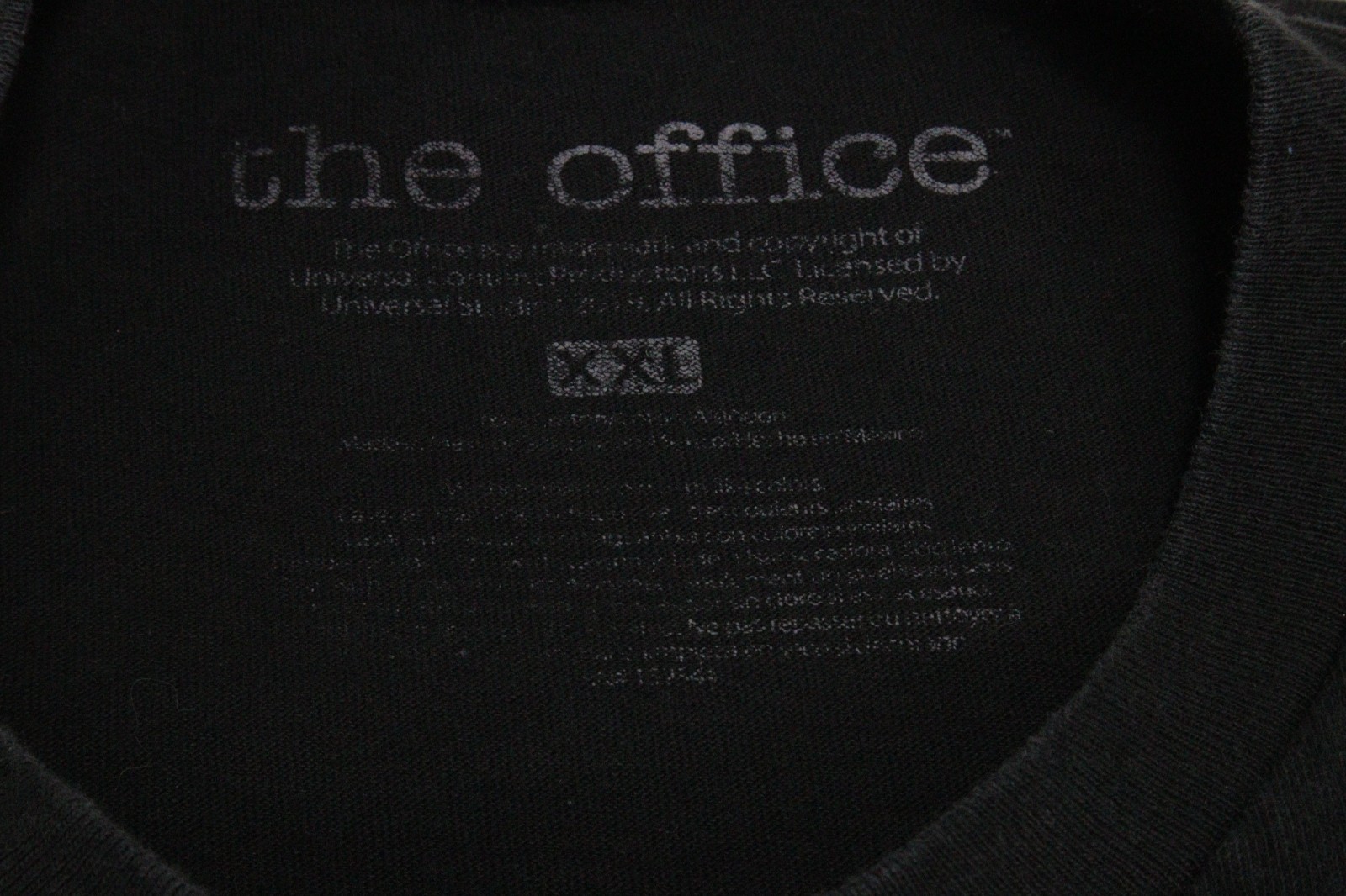 The Office Dwight Schrute “False” Men’s XXL Black T-Shirt T0274