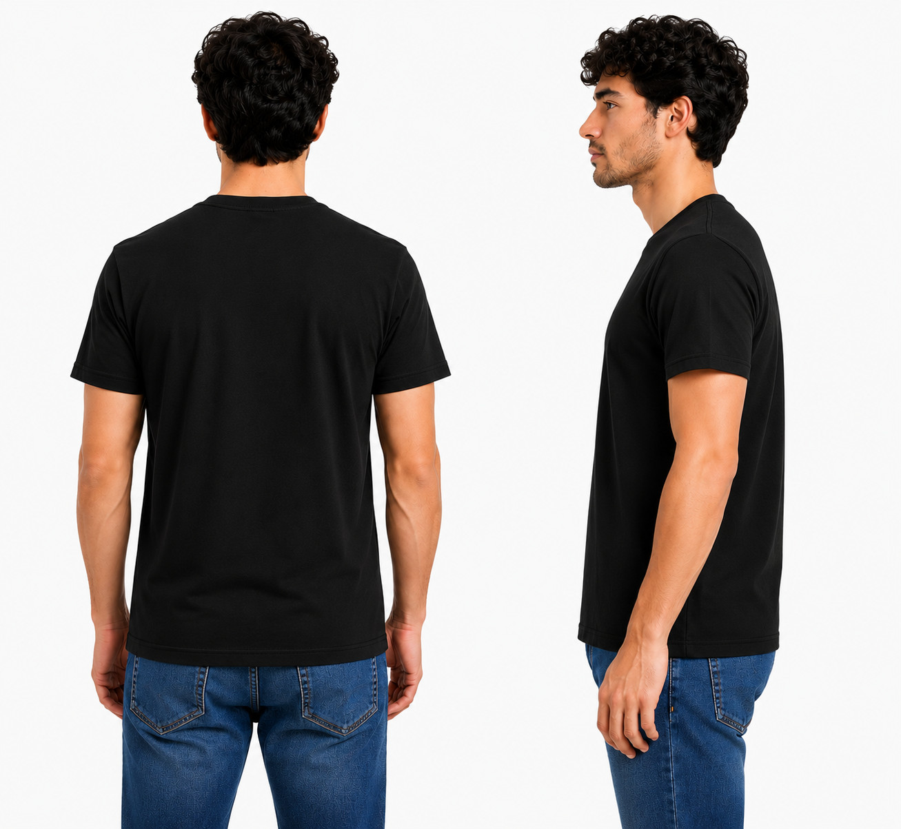 Gildan Heavy Cotton 5000 T-Shirt 3 & 5 Pack Men’s Blank Crew Neck Tee S-5XL