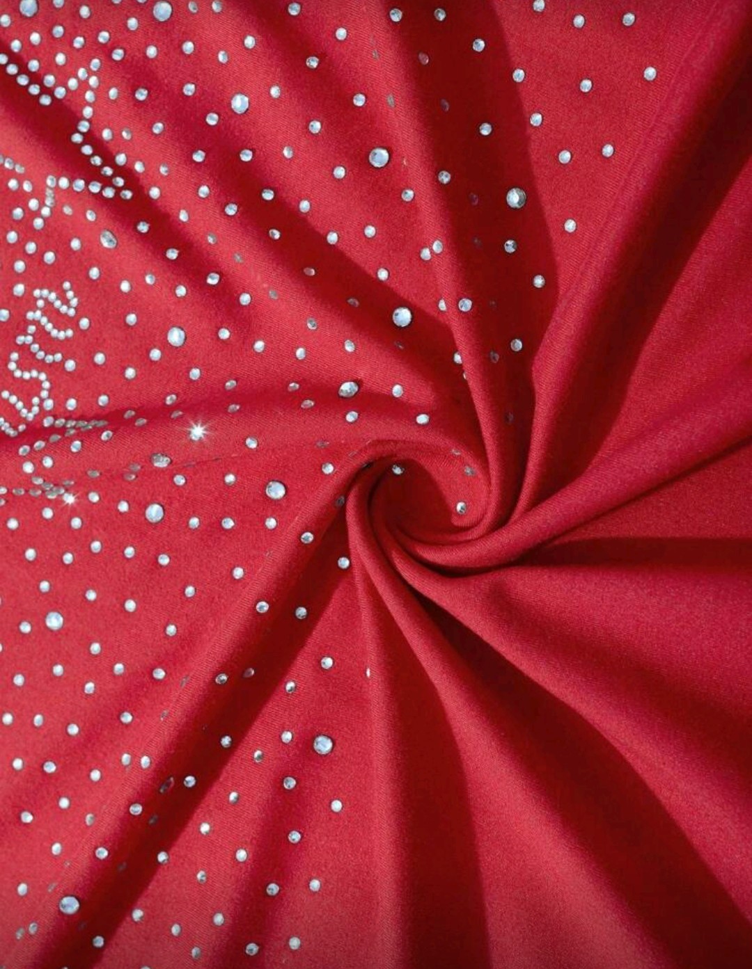 New Men Luxury Diamond Stars Rhinestones Fashion Red T-Shirt High Quality