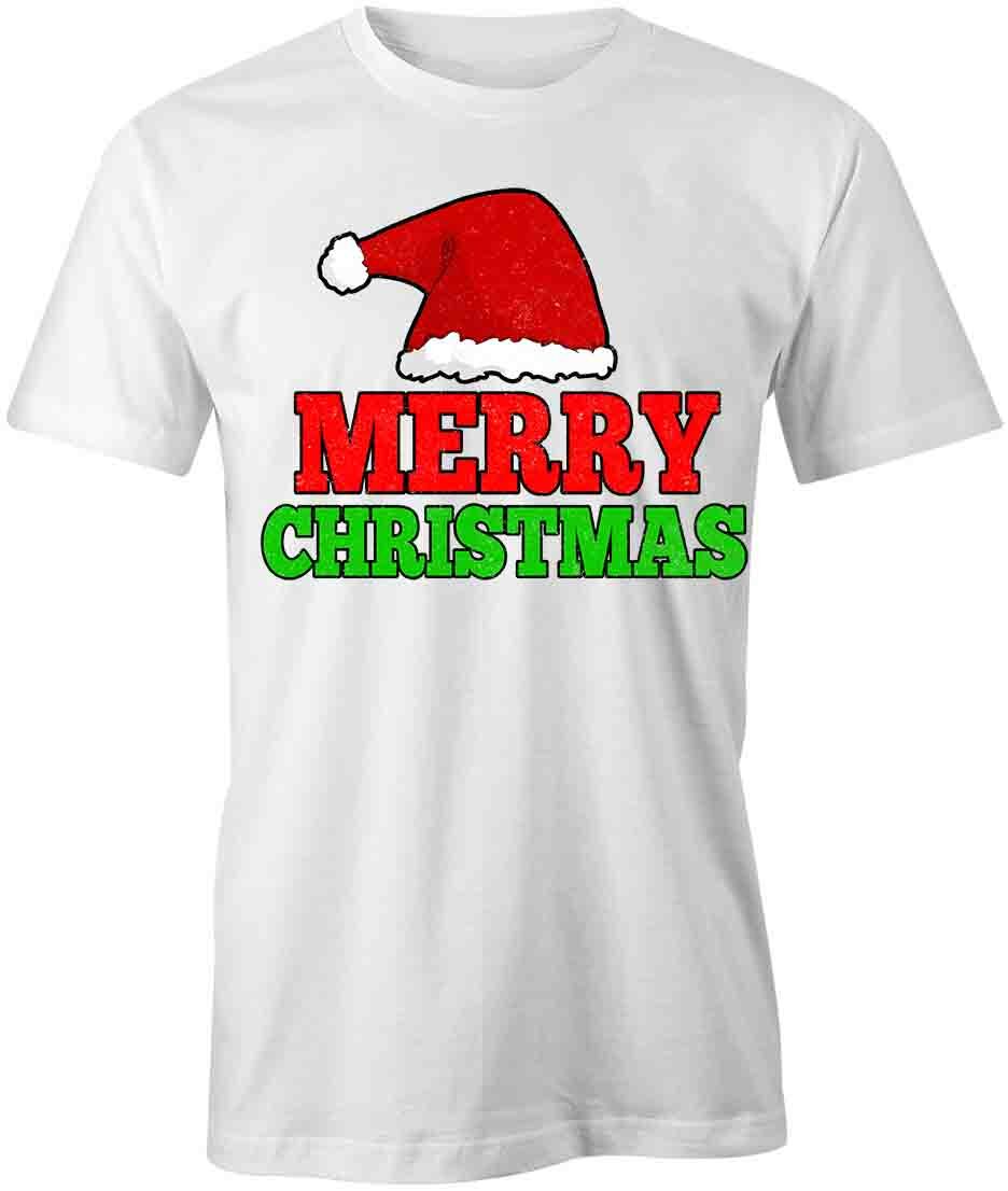 MERRY CHRISTMAS TShirt Tee Short-Sleeved Cotton CLOTHING HOLIDAYS S1WCA174