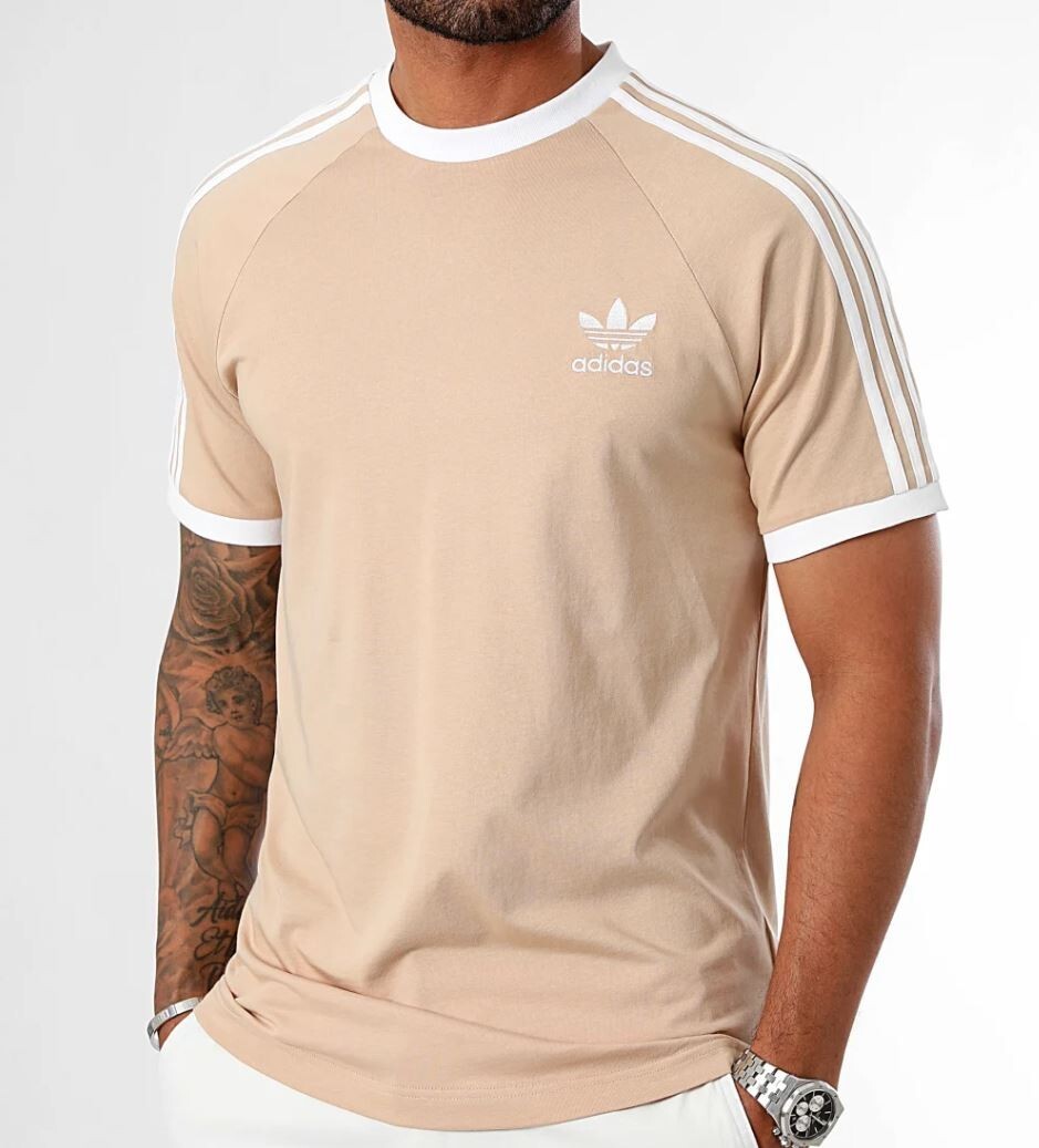 NEW MENS ADIDAS ORIGINALS CALIFORNIA 3 STRIPES TREFOIL SHIRT ~SIZE XL #IZ2366