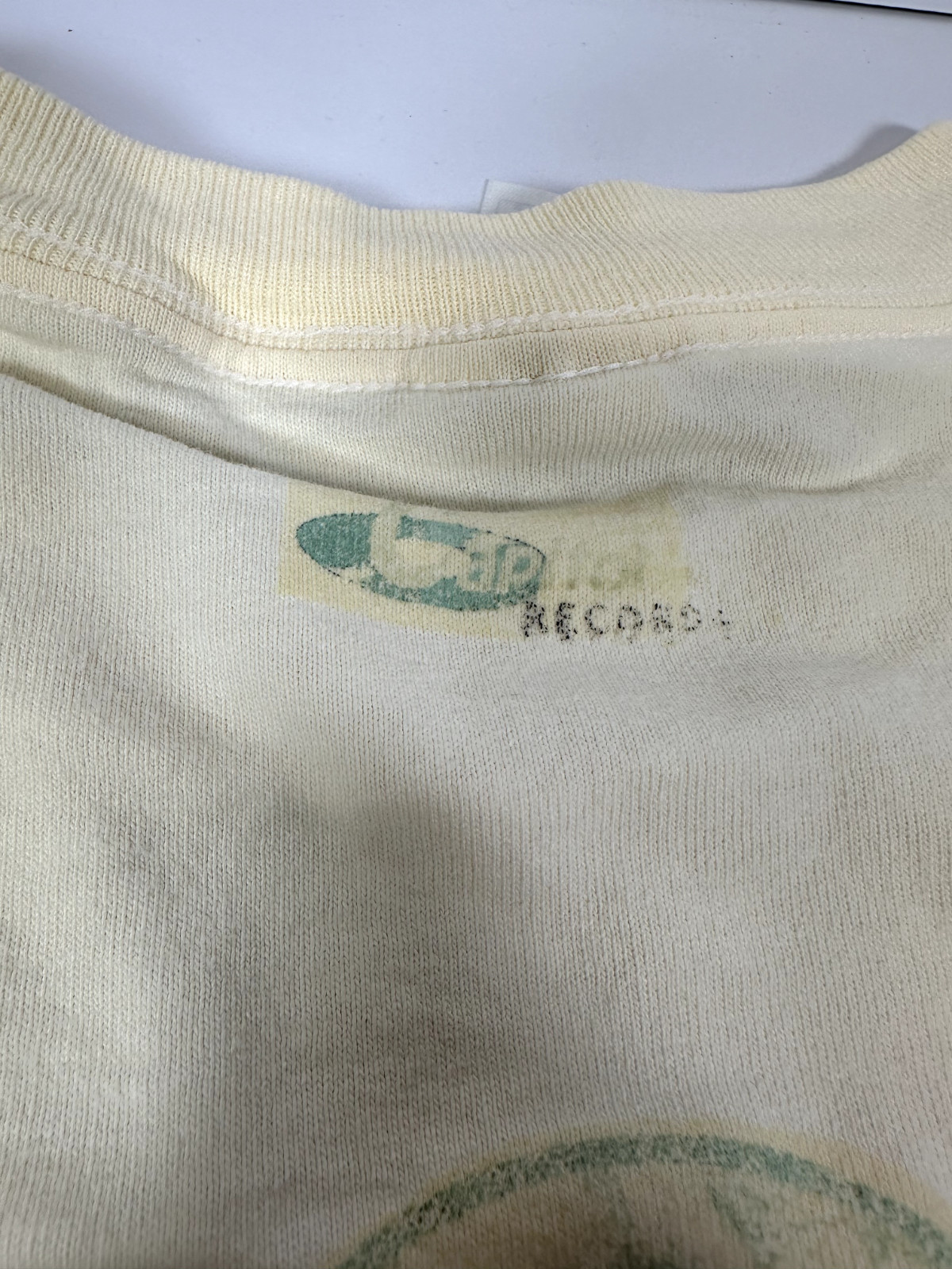 Vintage Faded Unknown Country Artist White Single Stitch T shirt