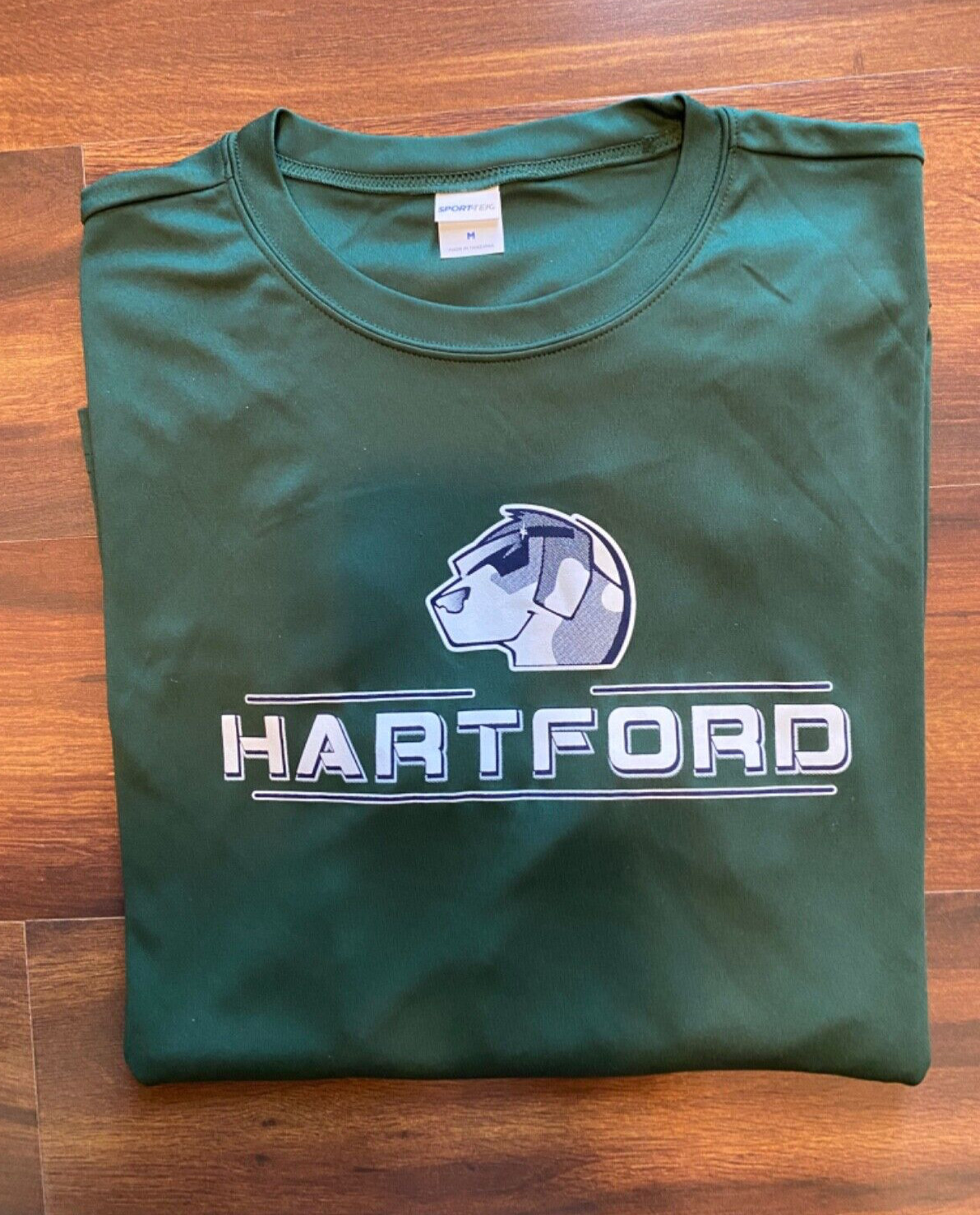 NWOT Sport-TEK Graphic Hartford T-Shirt Green Size M