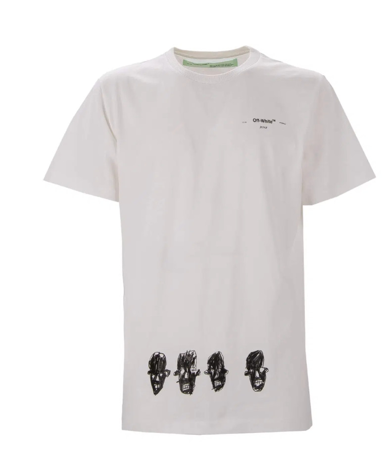 Off-White Basquiat Graphic Tee Shirt- Size Small