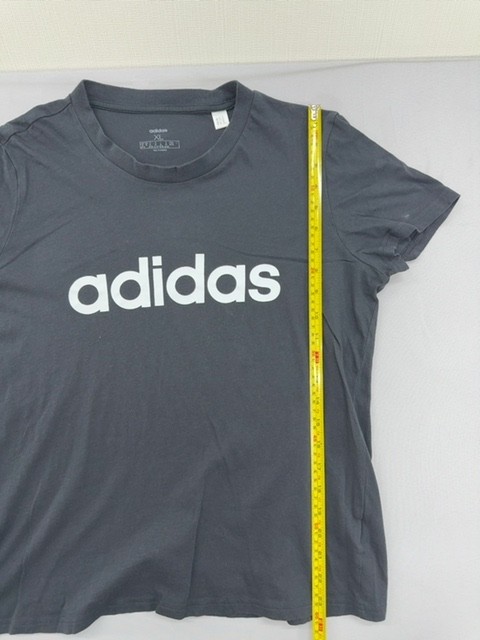 Adidas Men’s XL Grey Short Sleeve Crewneck T-Shirt Machine Wash