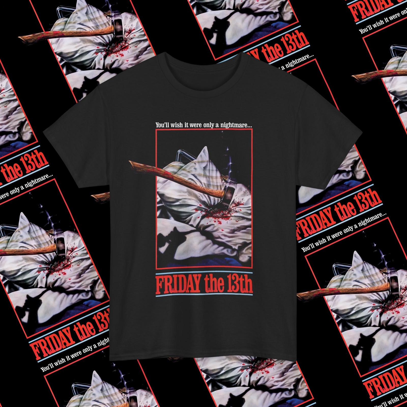 Friday the 13th (1980) Horror Movie T-Shirt, Classic Slasher Film Poster Shirt