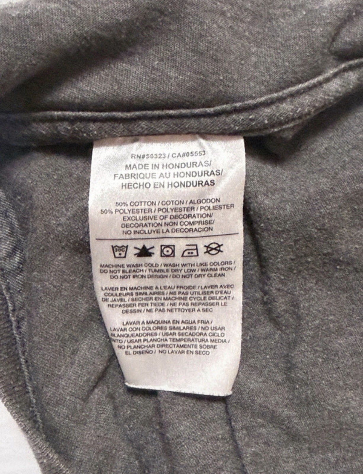Nike Just Do It Shirt Mens L Gray Retro 90s Graphic Tee Athletic Cut Large EUC