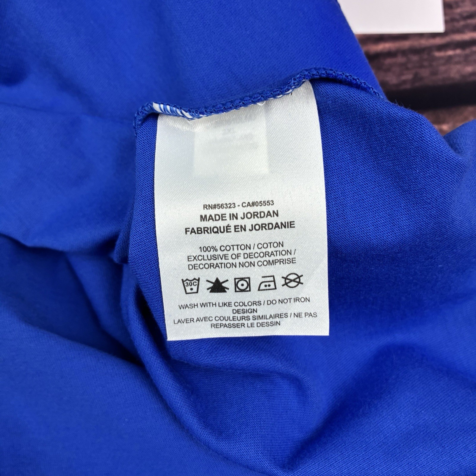 Nike Sportswear Club Tee Mens XXL 2XL Game Royal Blue Cotton Shirt AR4997-480