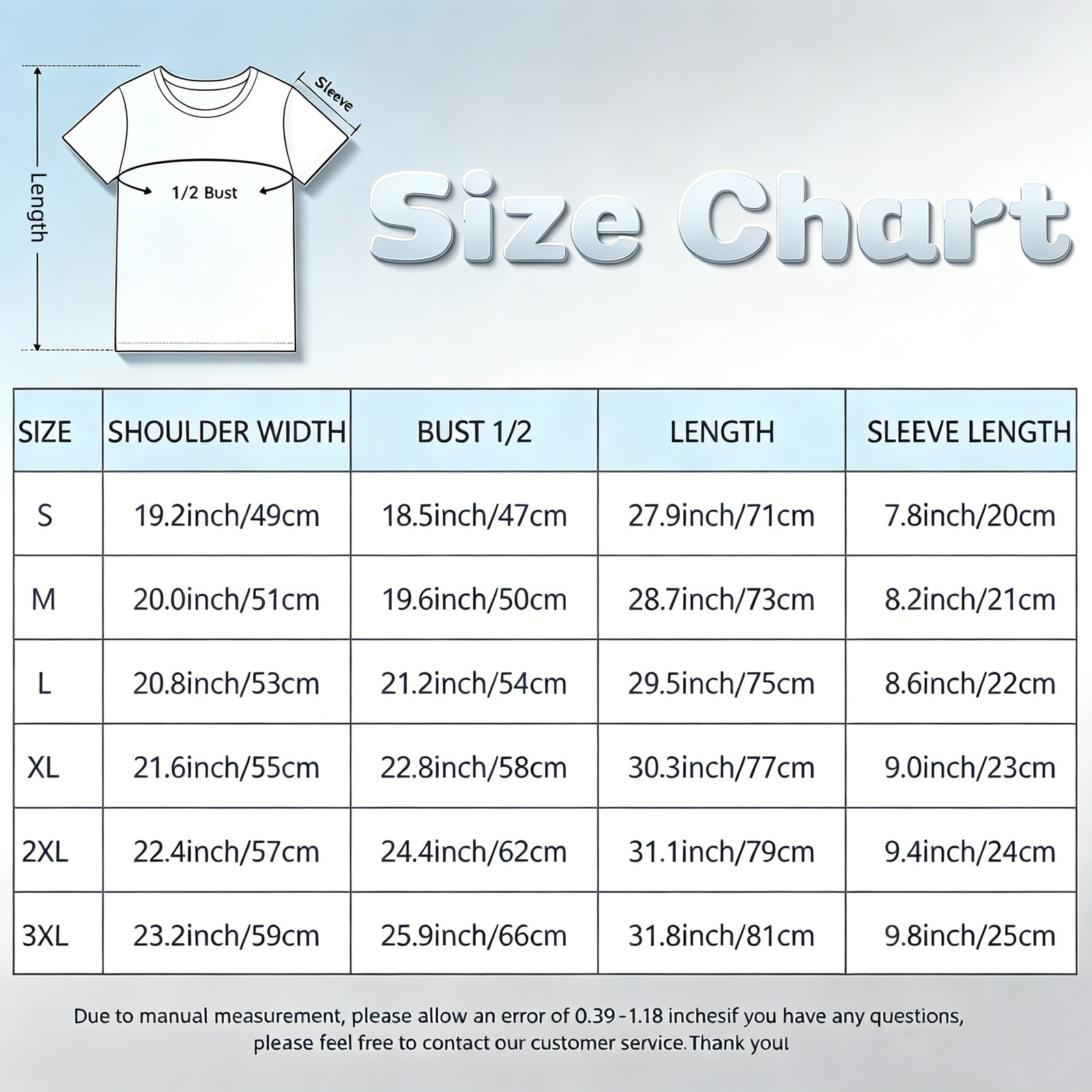 Personalized Custom T-Shirt Printing with your photo, text, logo, anything New