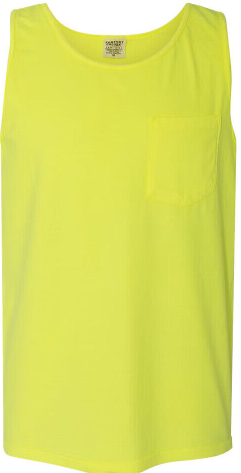 Comfort Colors – Garment-Dyed Heavyweight Pocket Tank Top – 9330