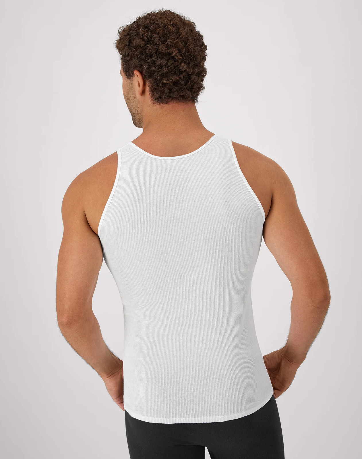 Hanes Men’s TAGLESS ComfortSoft White A-Shirt 6-Pack Shirts Tank FreshIQ Value