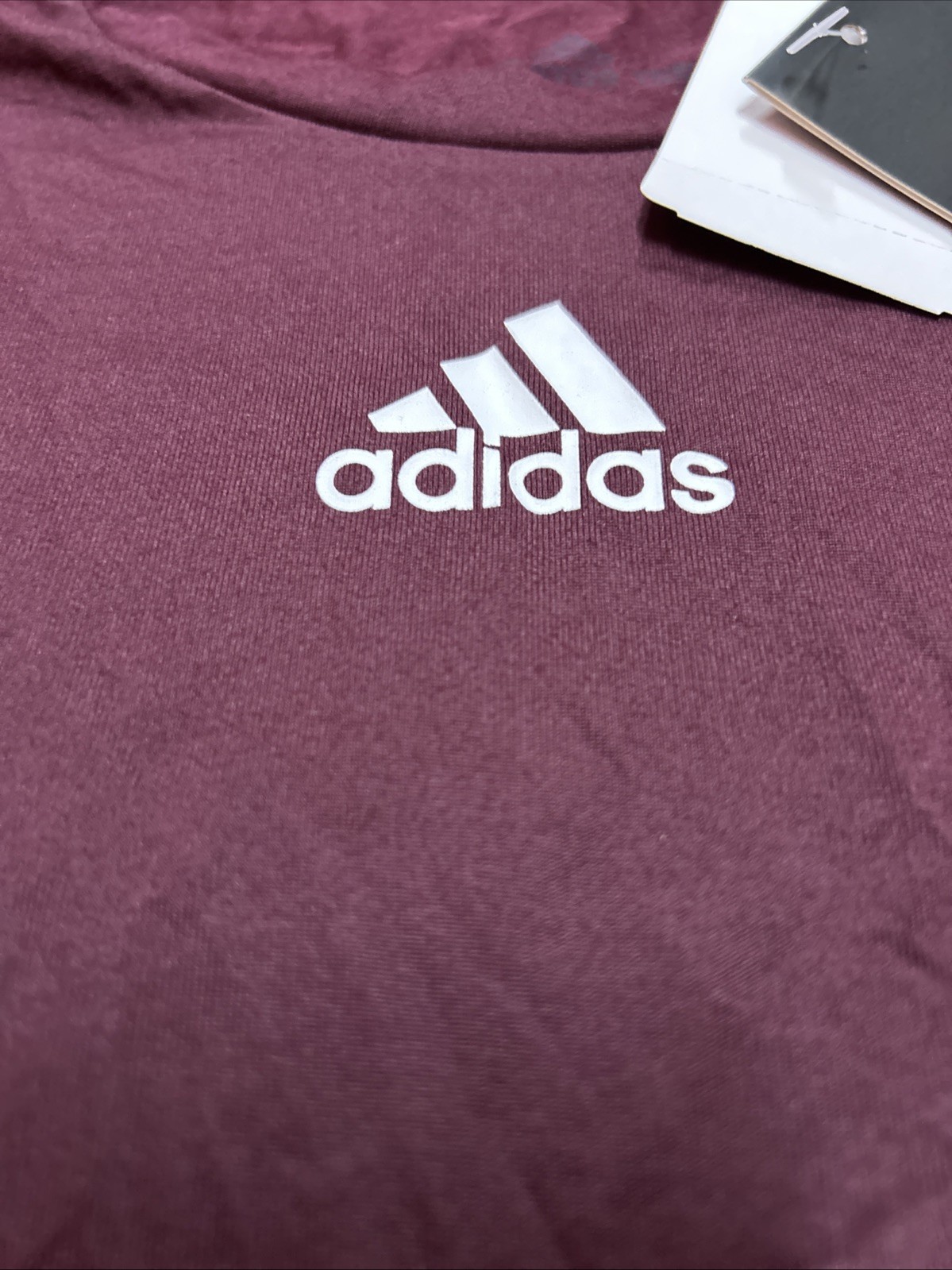 adidas Creator Long Sleeve Tee Maroon EK0128 Men’s Size 3XL-Tall New W Tags