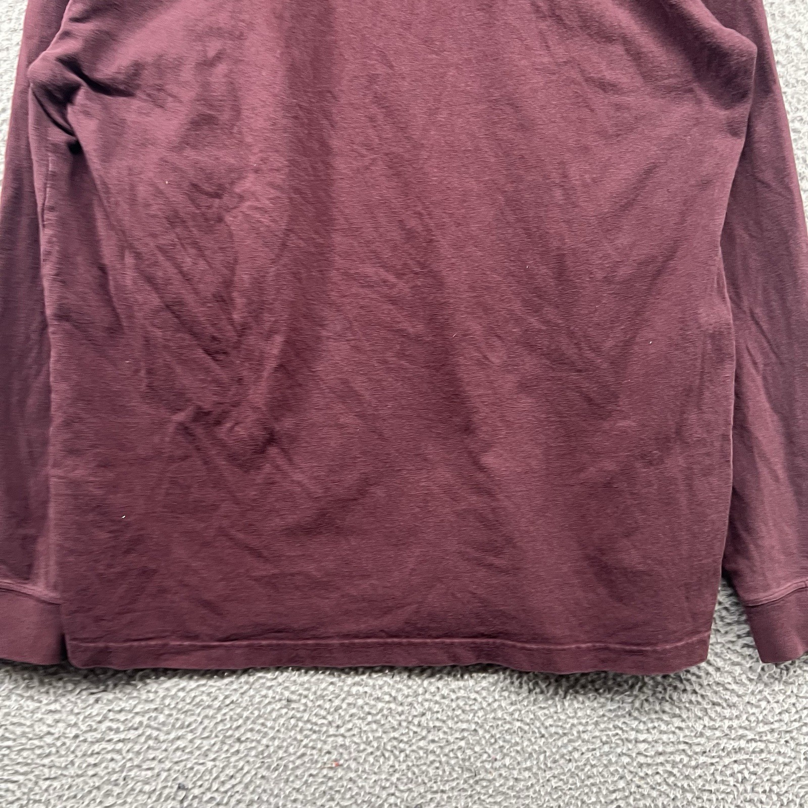 Carhartt Shirt Mens Large Tall LT Red Pocket T Relaxed Loose Long Sleeve Crew
